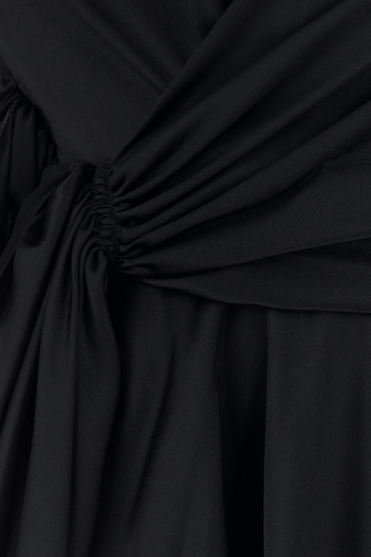 Black satin dress - 5