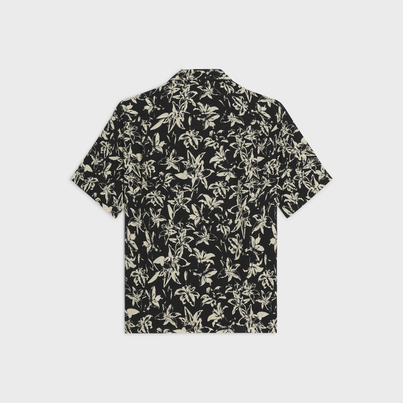 CELINE hawaiian shirt in printed viscose outlook
