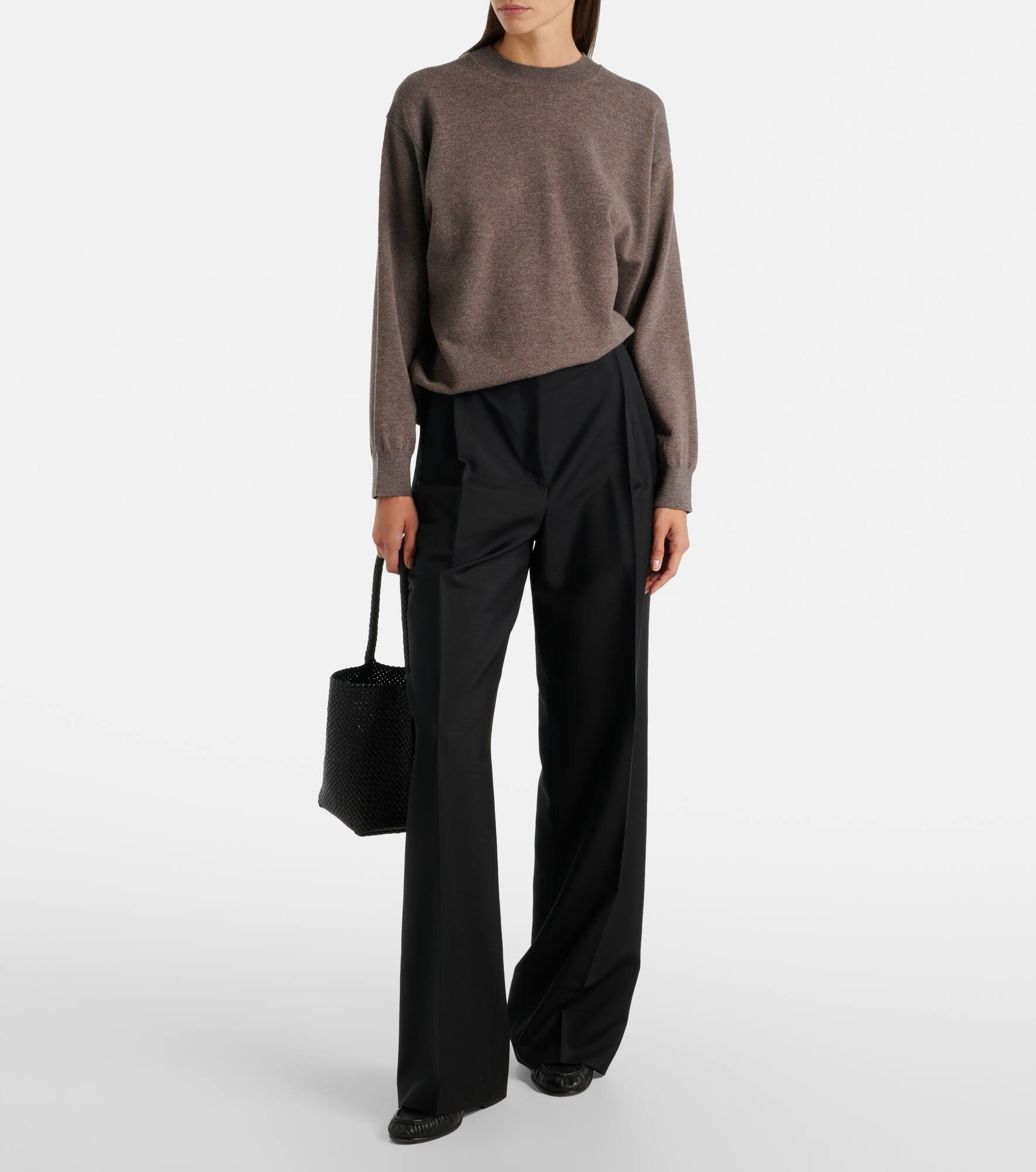 Wool and cashmere-blend sweater - 5