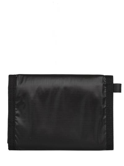 SAINT LAURENT Black Nuxx chain wallet in nylon with velcro closure and logo printed on the front. outlook