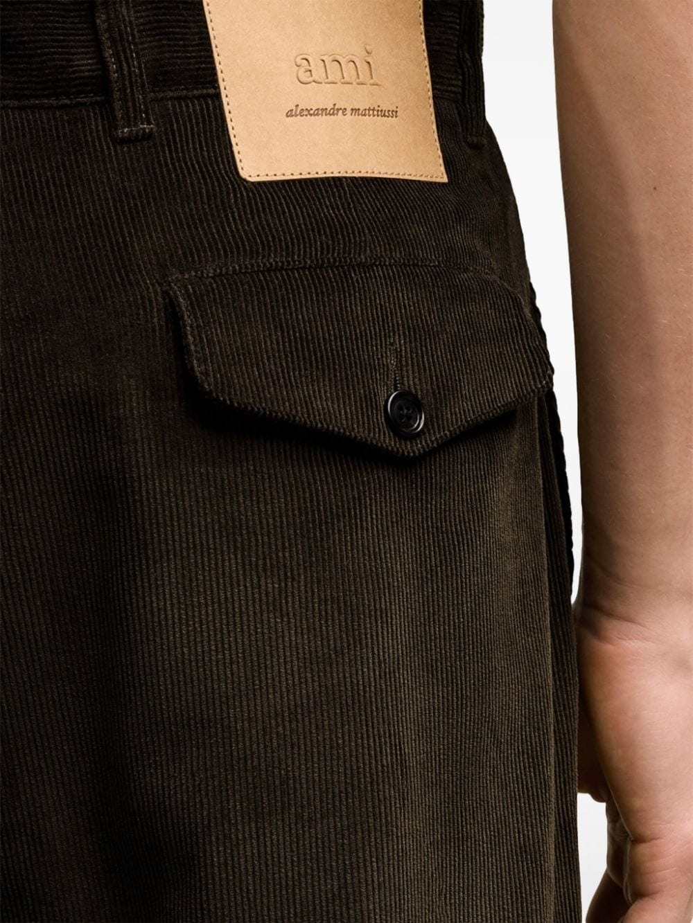 Carrot cotton cropped trousers - 6
