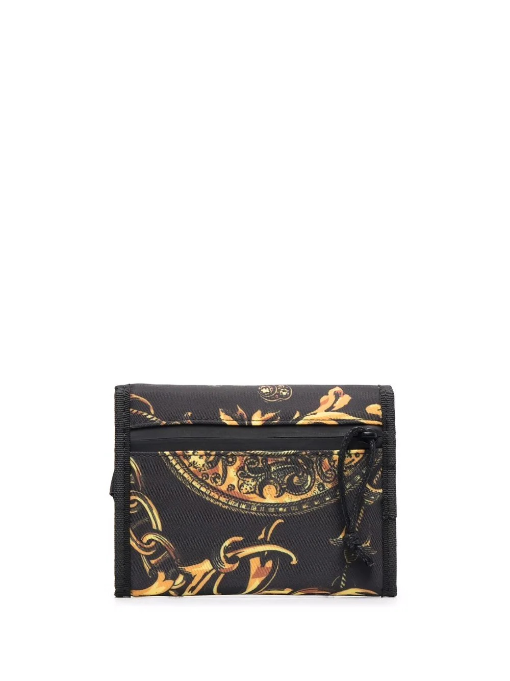 Barocco-print trifold wallet - 2