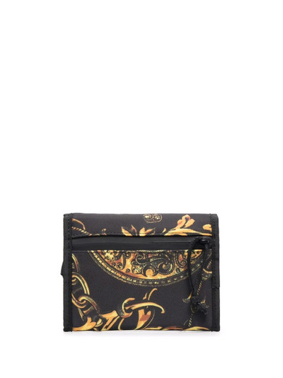 VERSACE JEANS COUTURE Barocco-print trifold wallet outlook