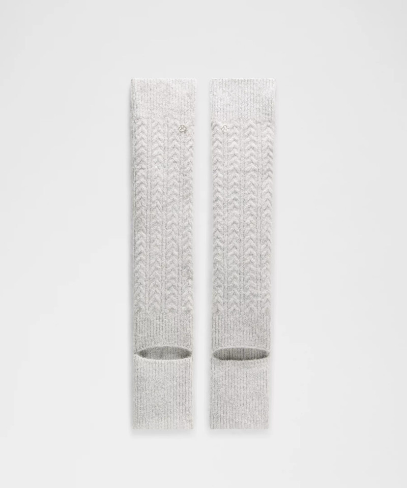 lululemon Wool-Blend Cable-Knit Leg Warmers outlook