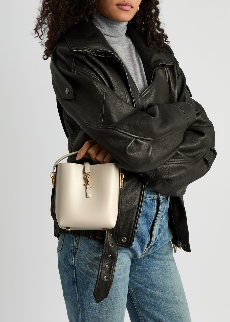 Saint Laurent Le 37 Mini Leather Bucket bag - 6