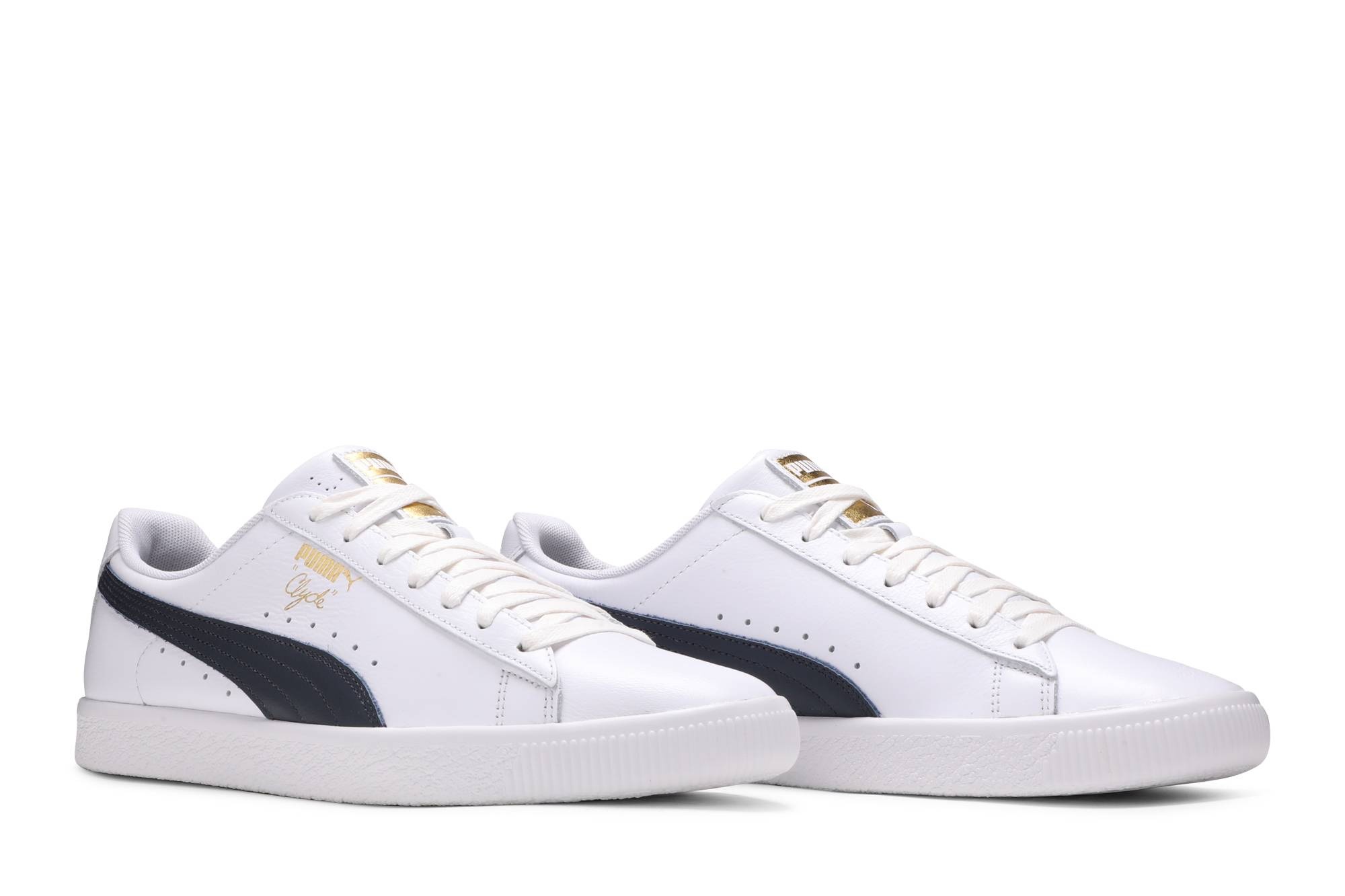 Clyde Core Leather Foil 'White Navy' - 8