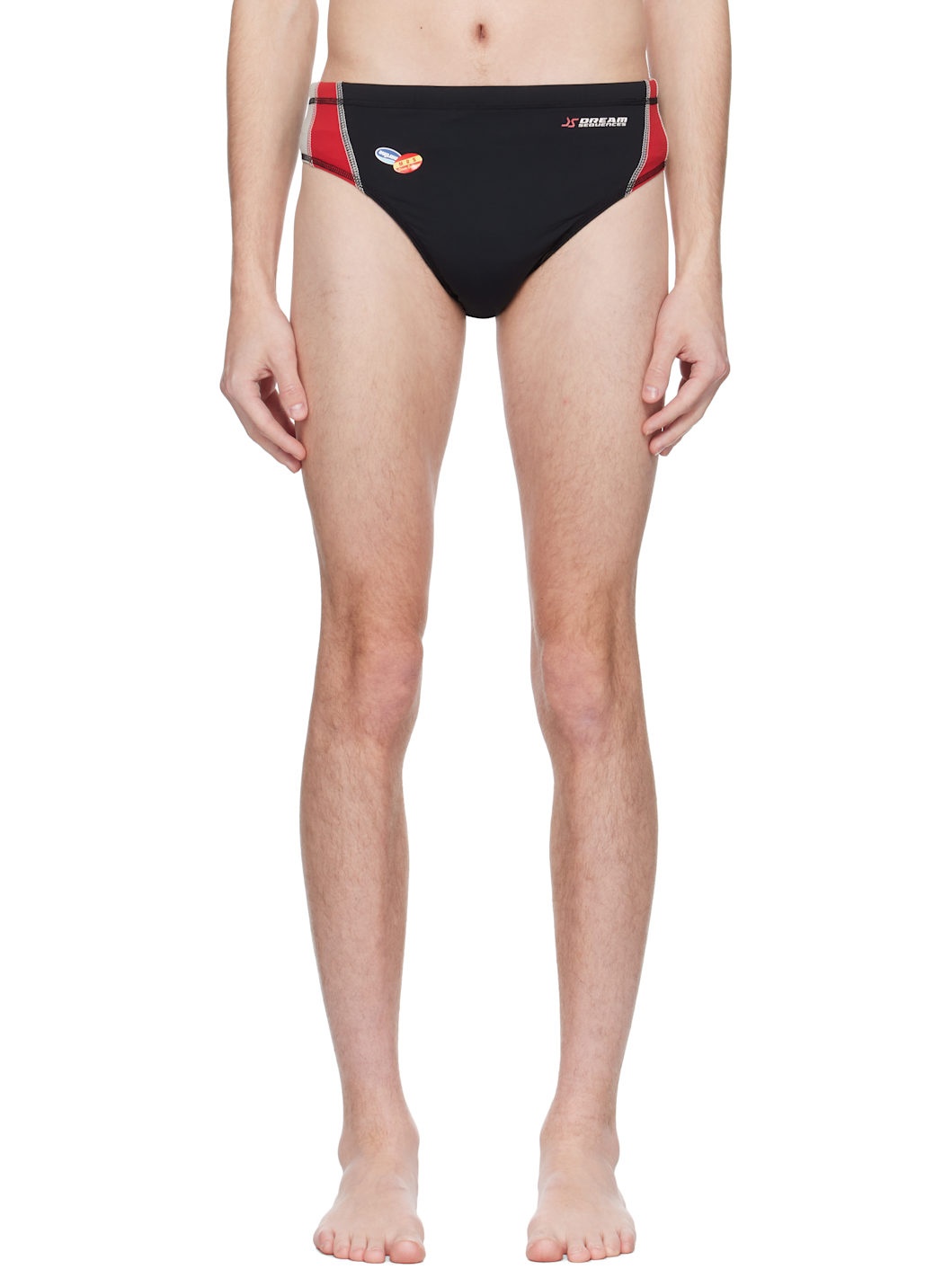Black Bonded Hope Swim Briefs - 1