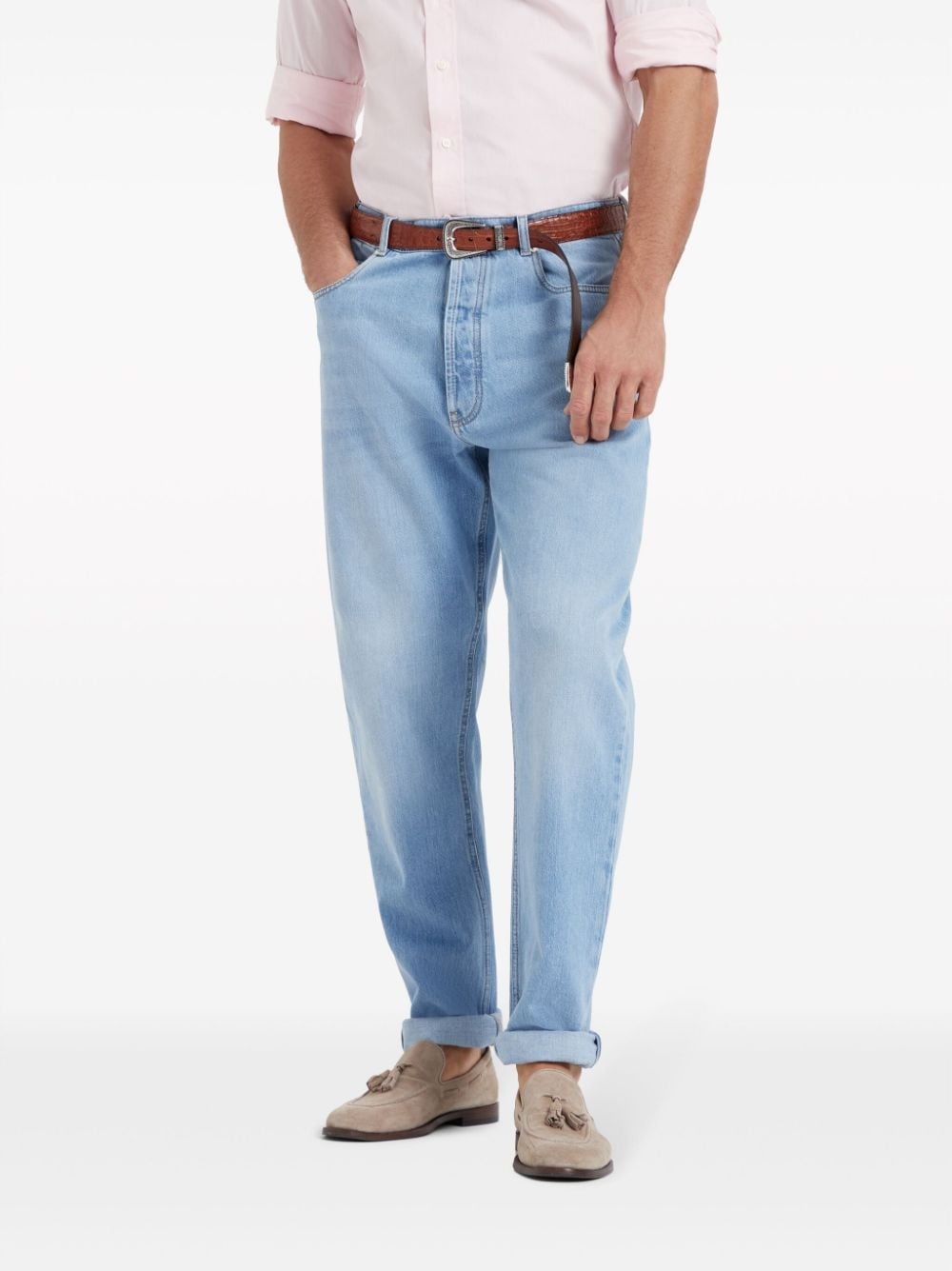 tapered-leg jeans - 3