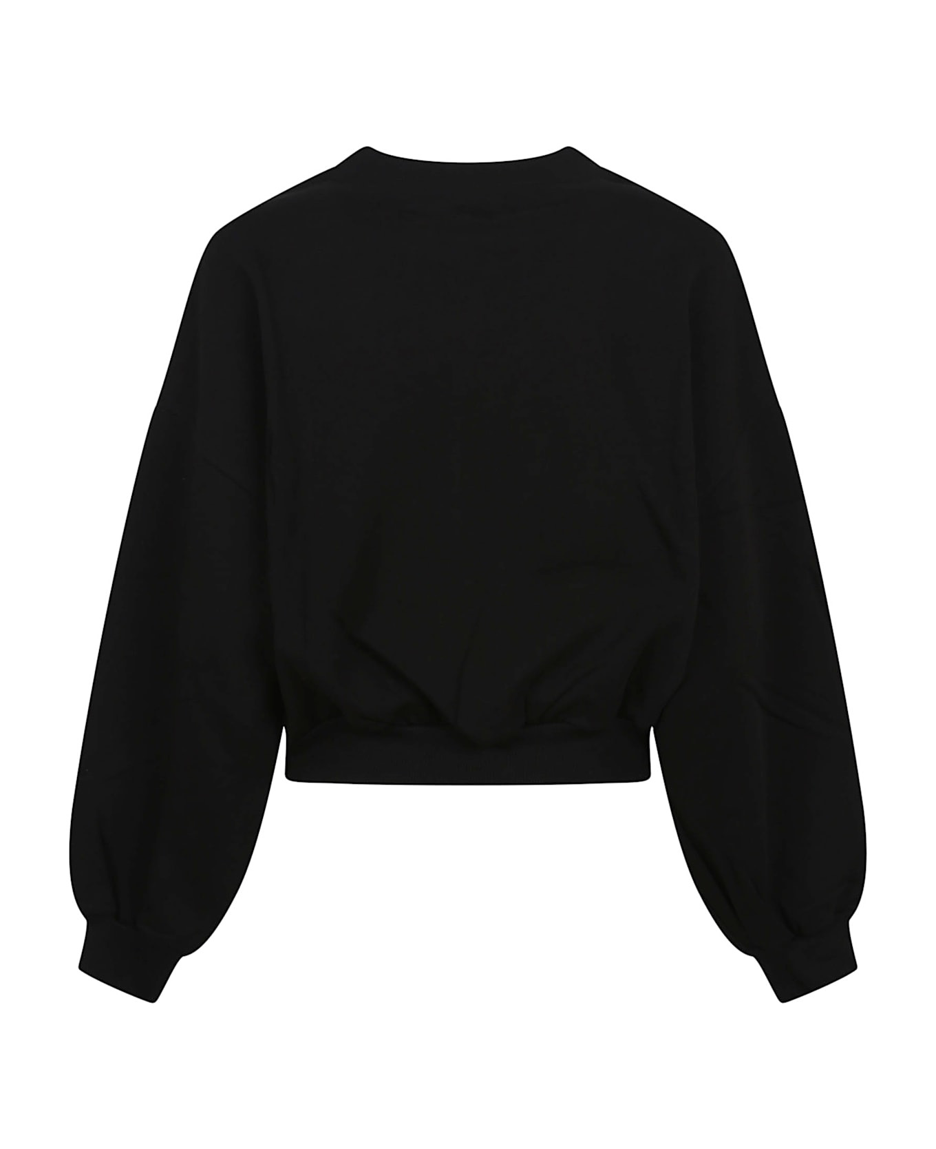 Print Cropped Sweatshirt - 2