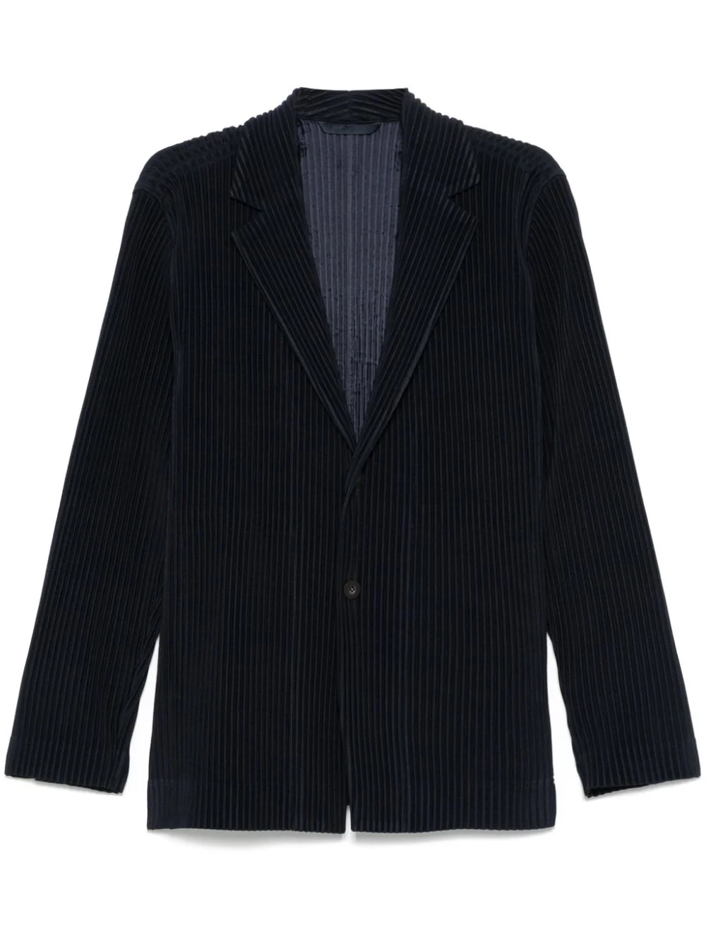 Homme Plisse' Issey Miyake Men Pleated Single-Breasted Jacket - 1