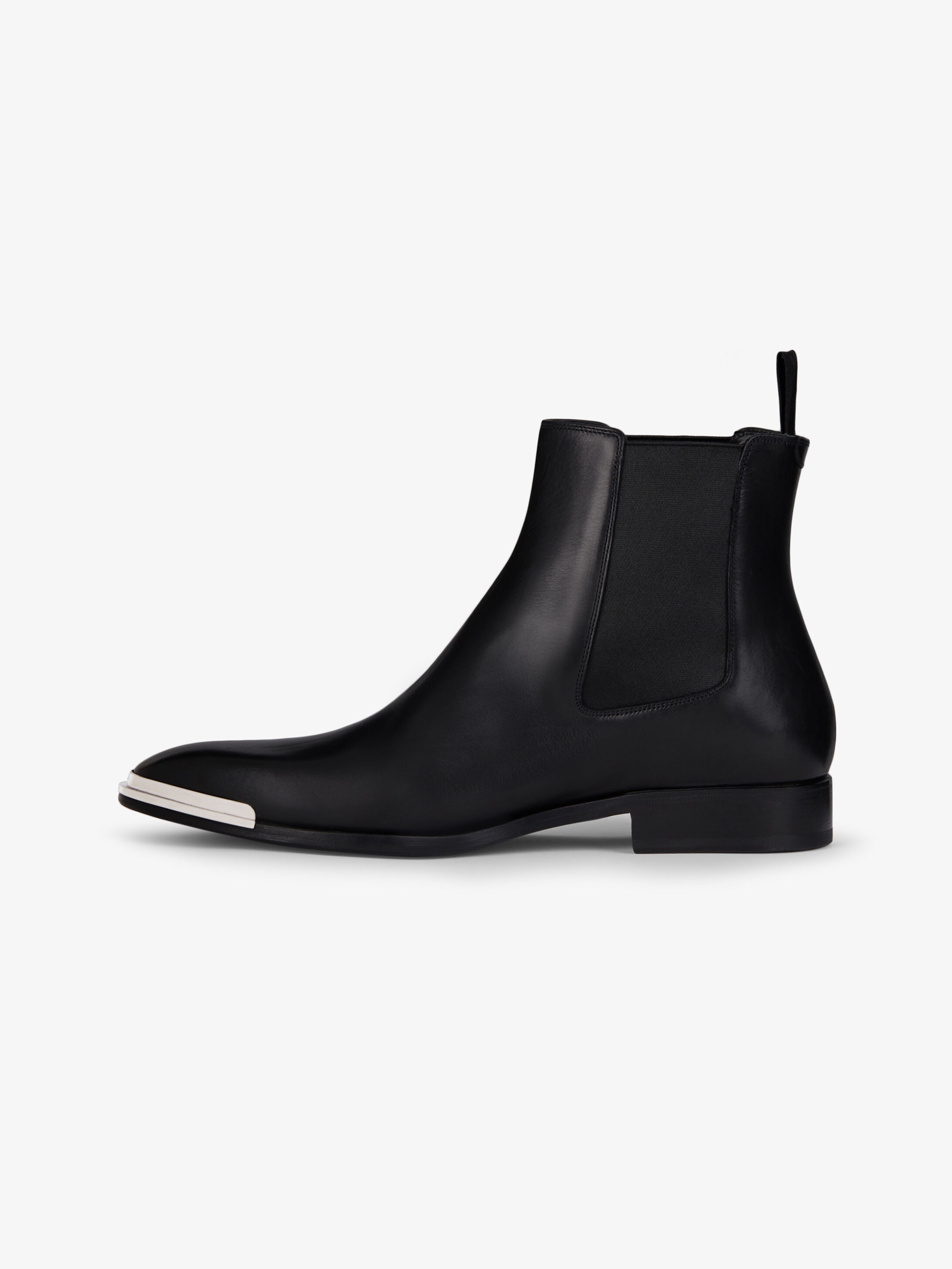 Austin chelsea boots in box leather with metal tips - 4