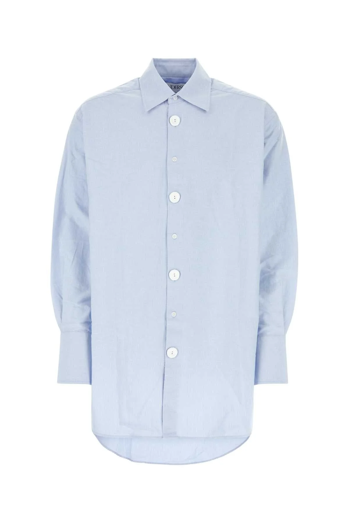 Jw Anderson Men Light Blue Oxford Oversize Shirt - 1