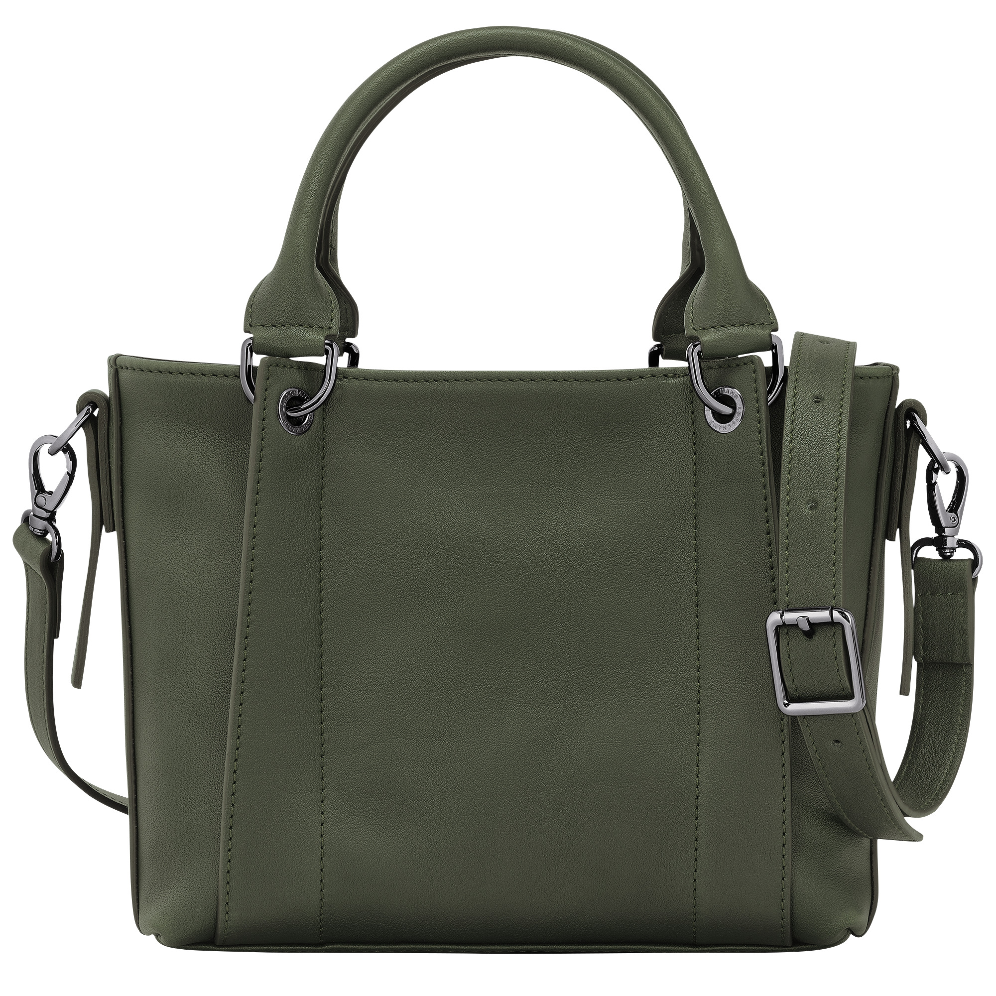Longchamp 3D S Handbag Khaki - Leather - 4