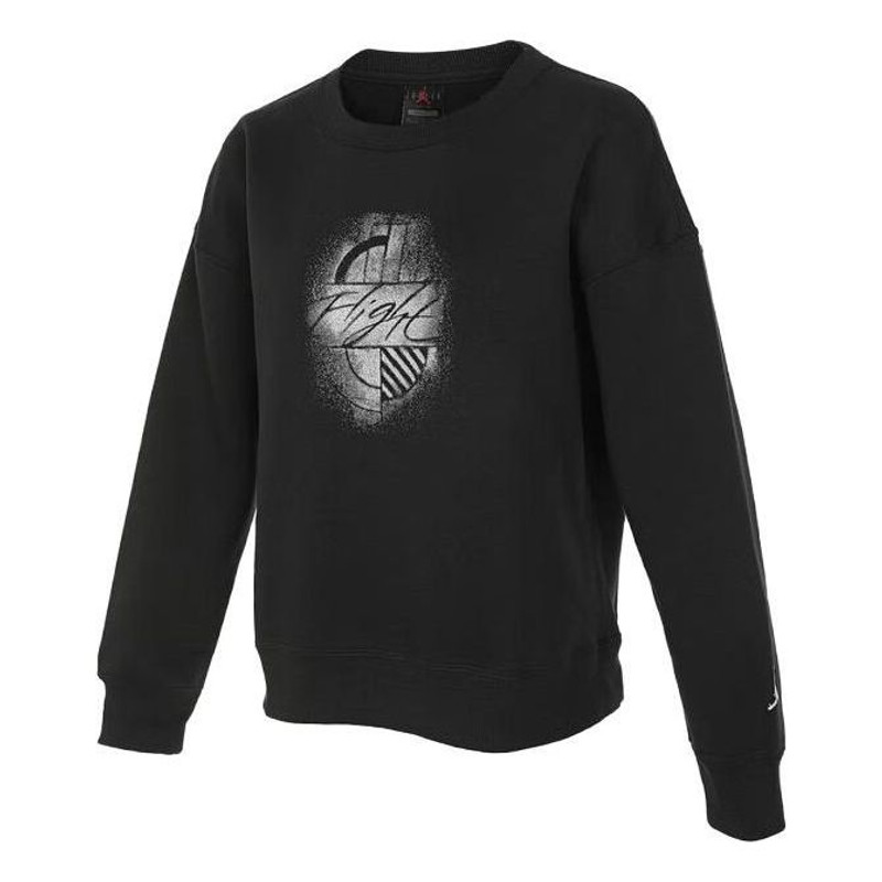 Air Jordan Brooklyn Fleece Graphic Sweatshirt 'Black' FD7158-010 - 1