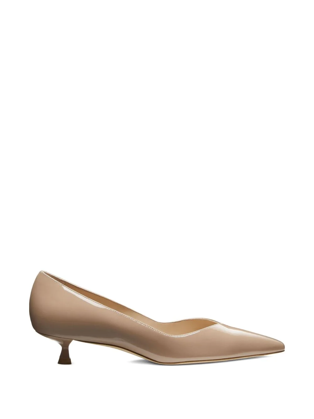 Eva v-cut pointed heeled pump - 1