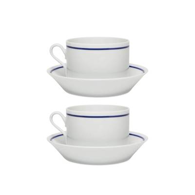 BALENCIAGA Tea Cup With Plate  in White outlook