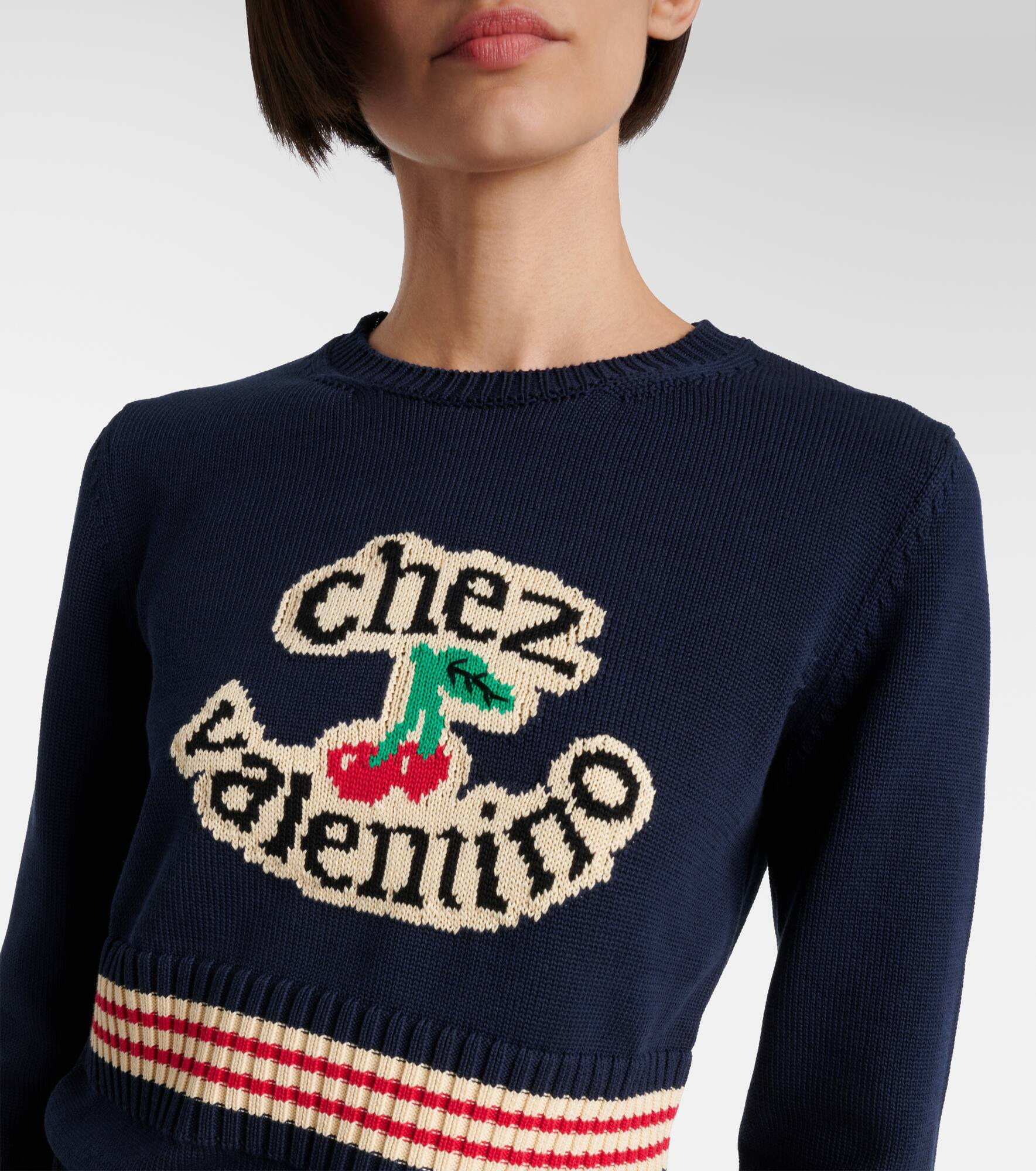 Chez Valentino cotton sweater - 4