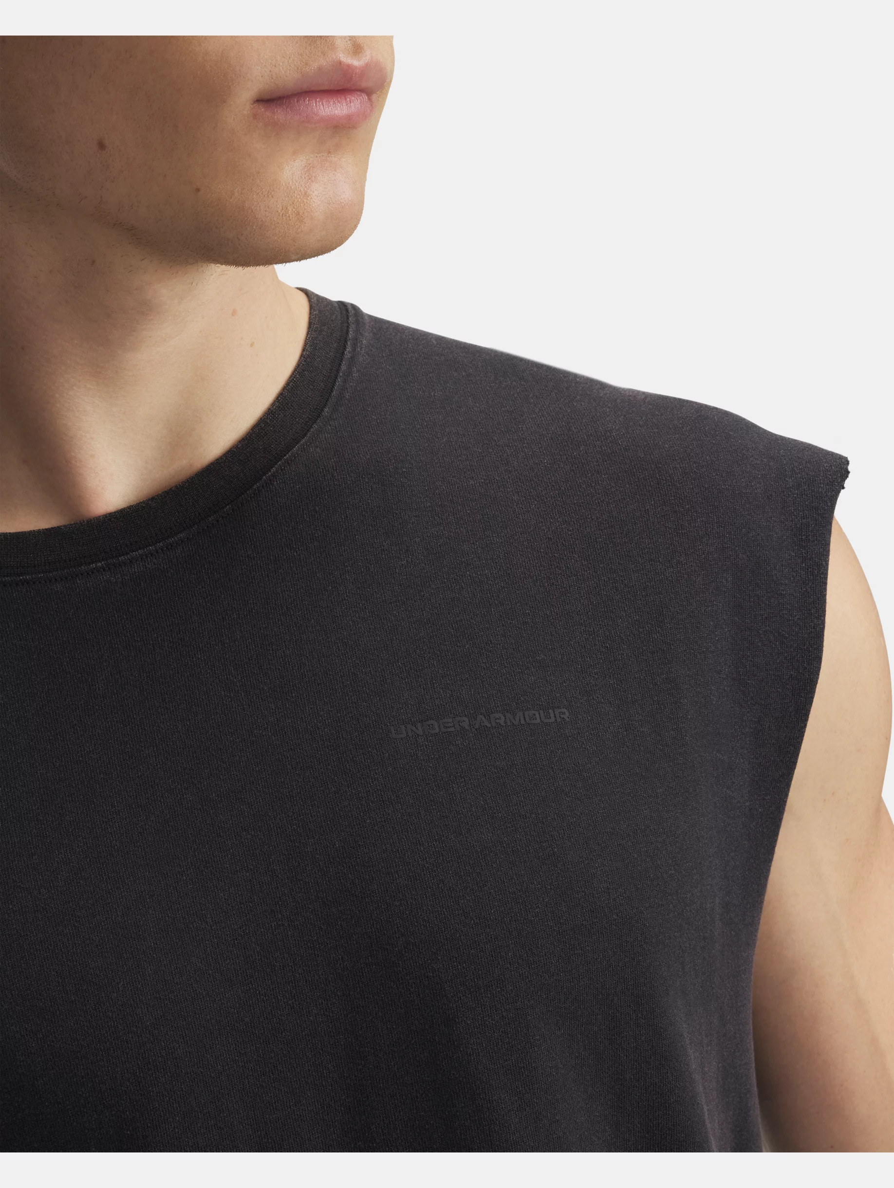 Men's UA Icon Heavyweight Cotton Tank - 3