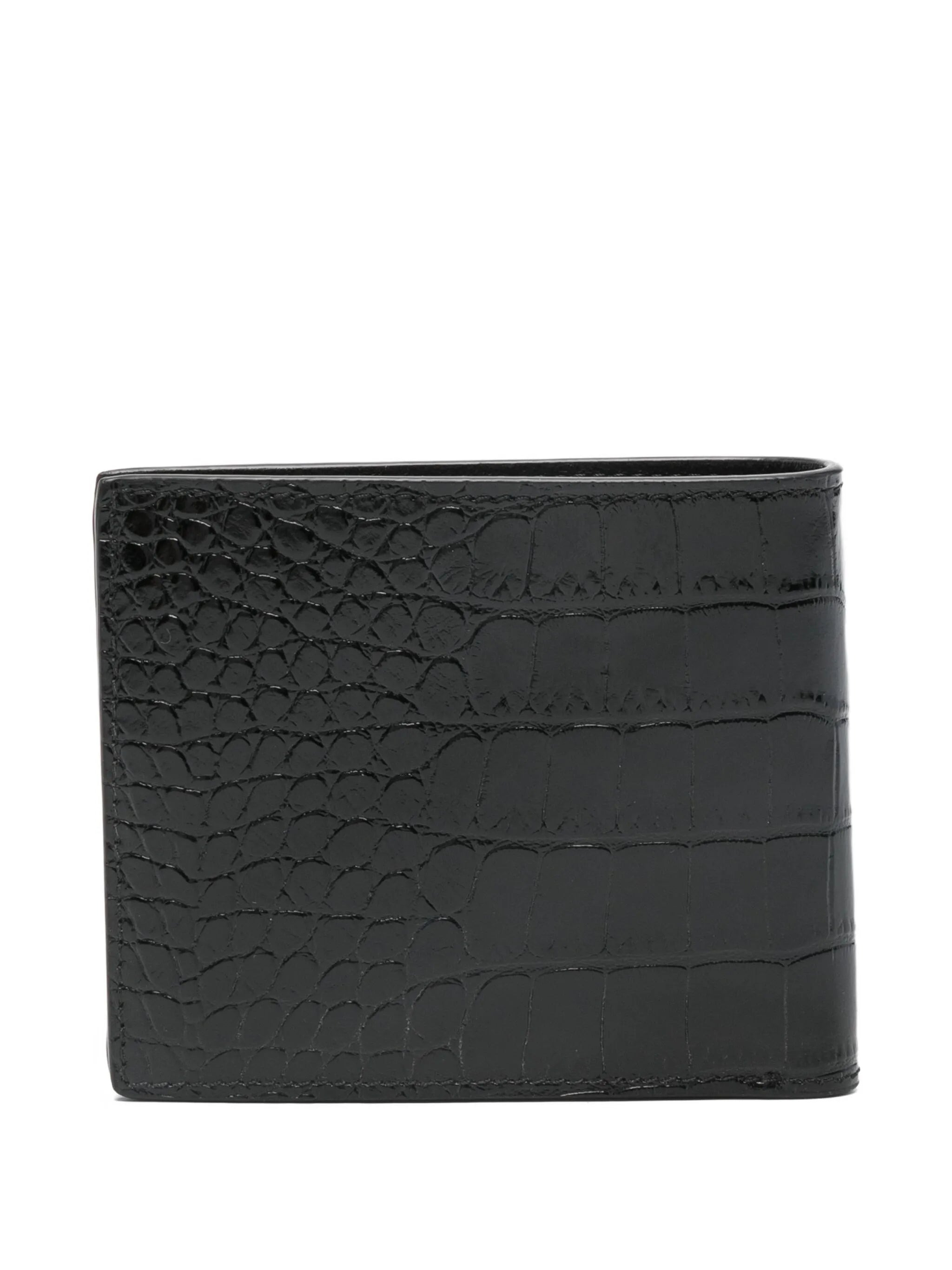 Tom Ford Embossed-logo Crocodile-print Wallet - 3