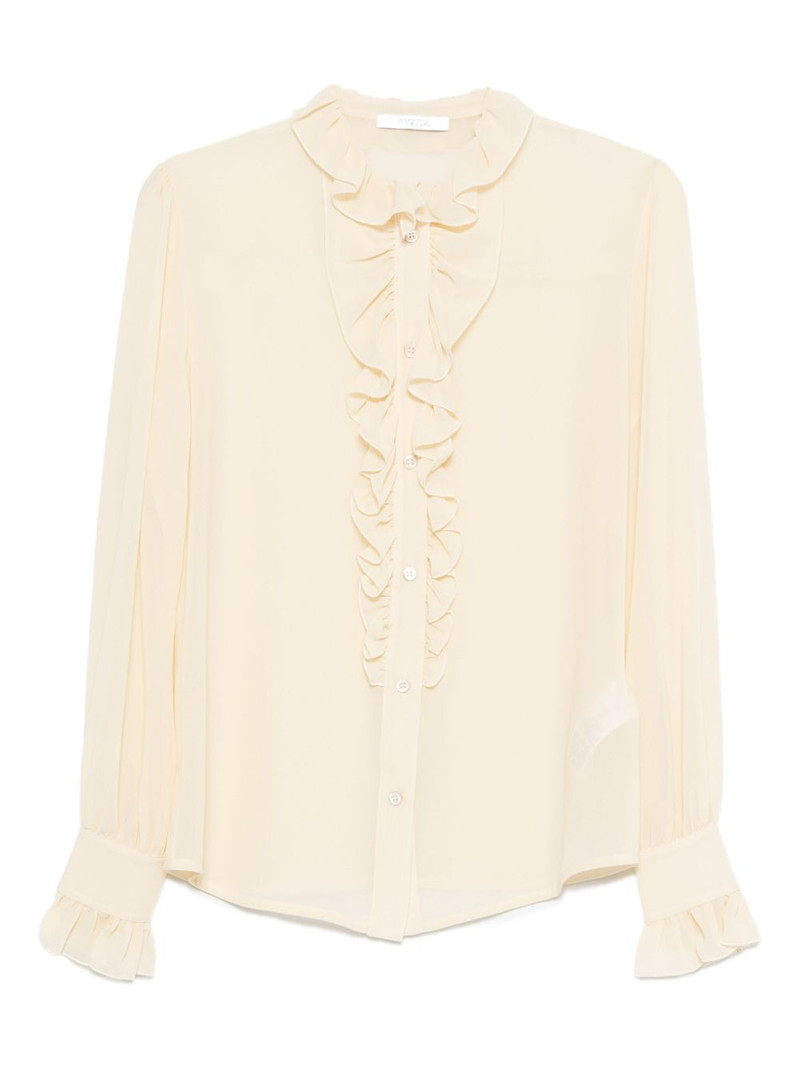 ruffled silk blouse 1
