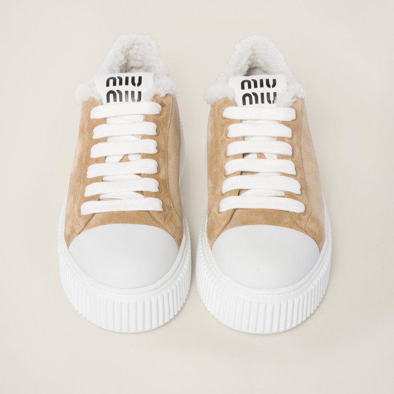 Miu Miu Suede sneakers outlook