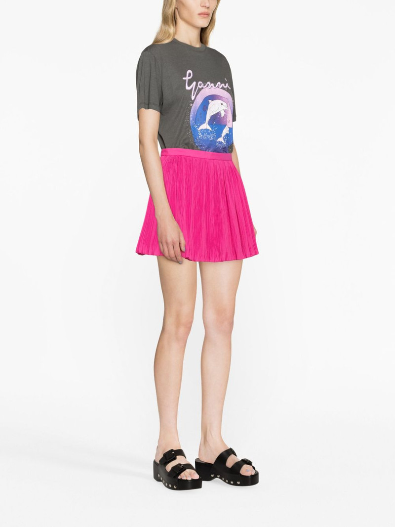 flared pleated shorts 3