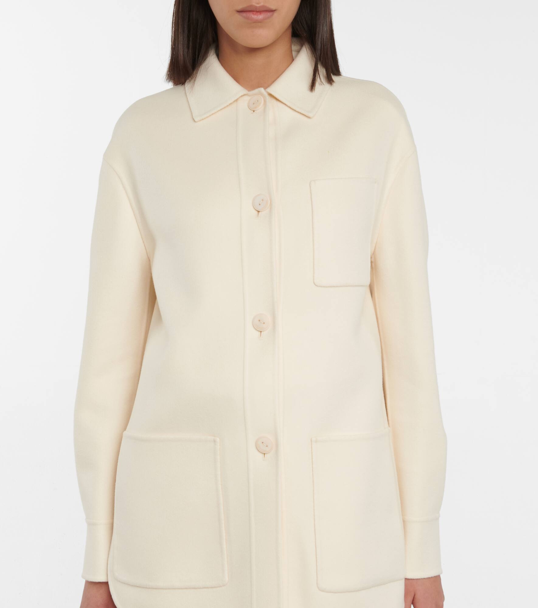 Larson cashmere shirt jacket - 5
