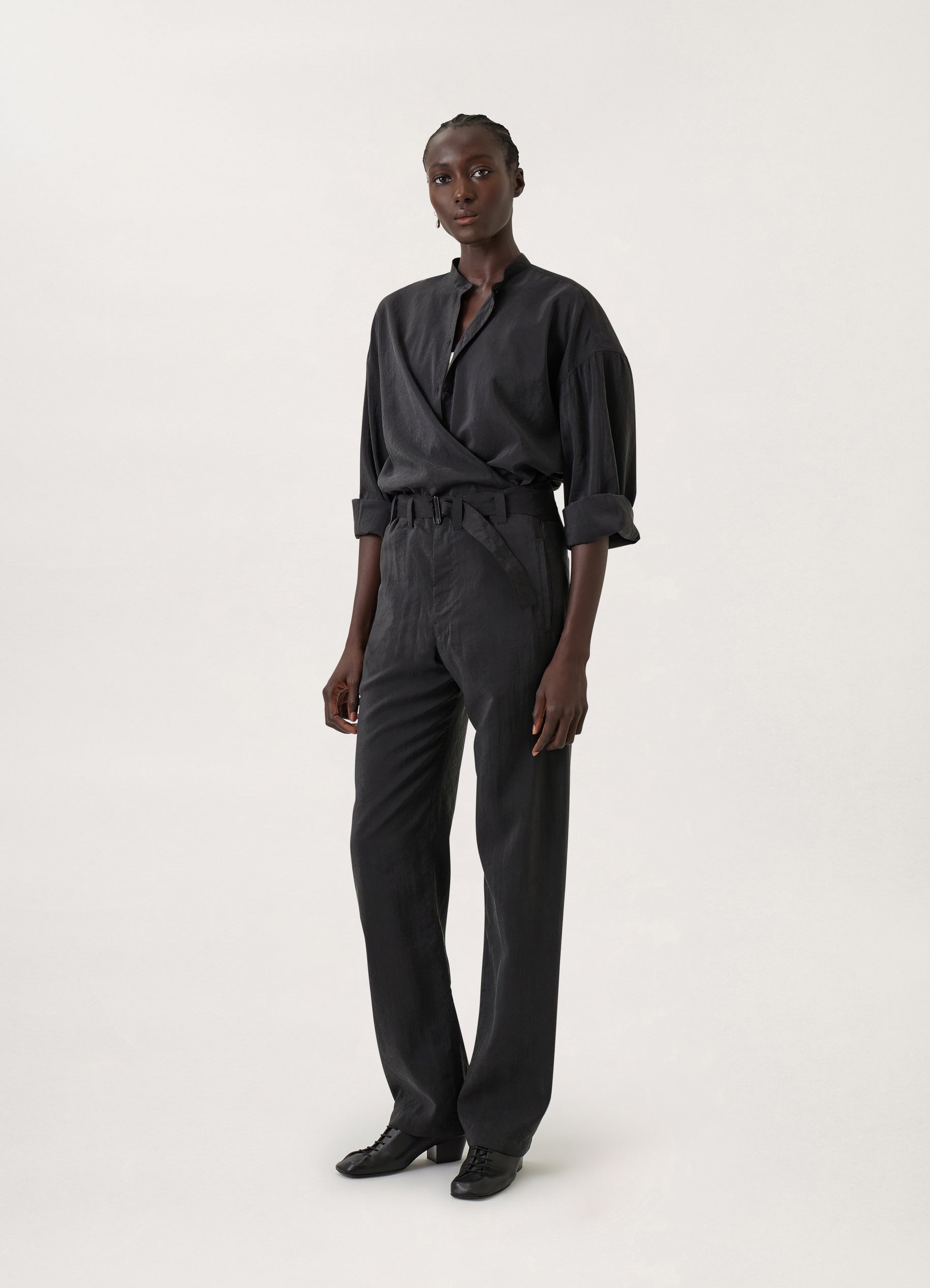 HEELED DERBIES
SATIN NAPPA LEATHER - 5