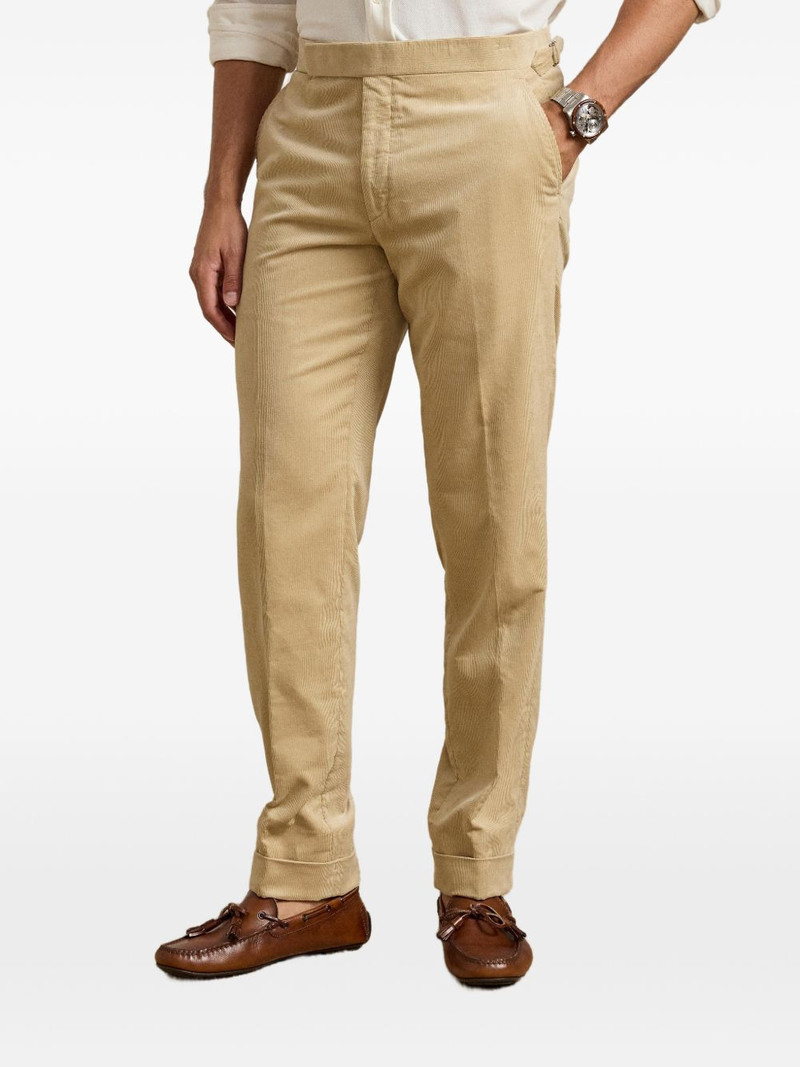 Ralph Lauren corduroy welt-pocket trousers outlook