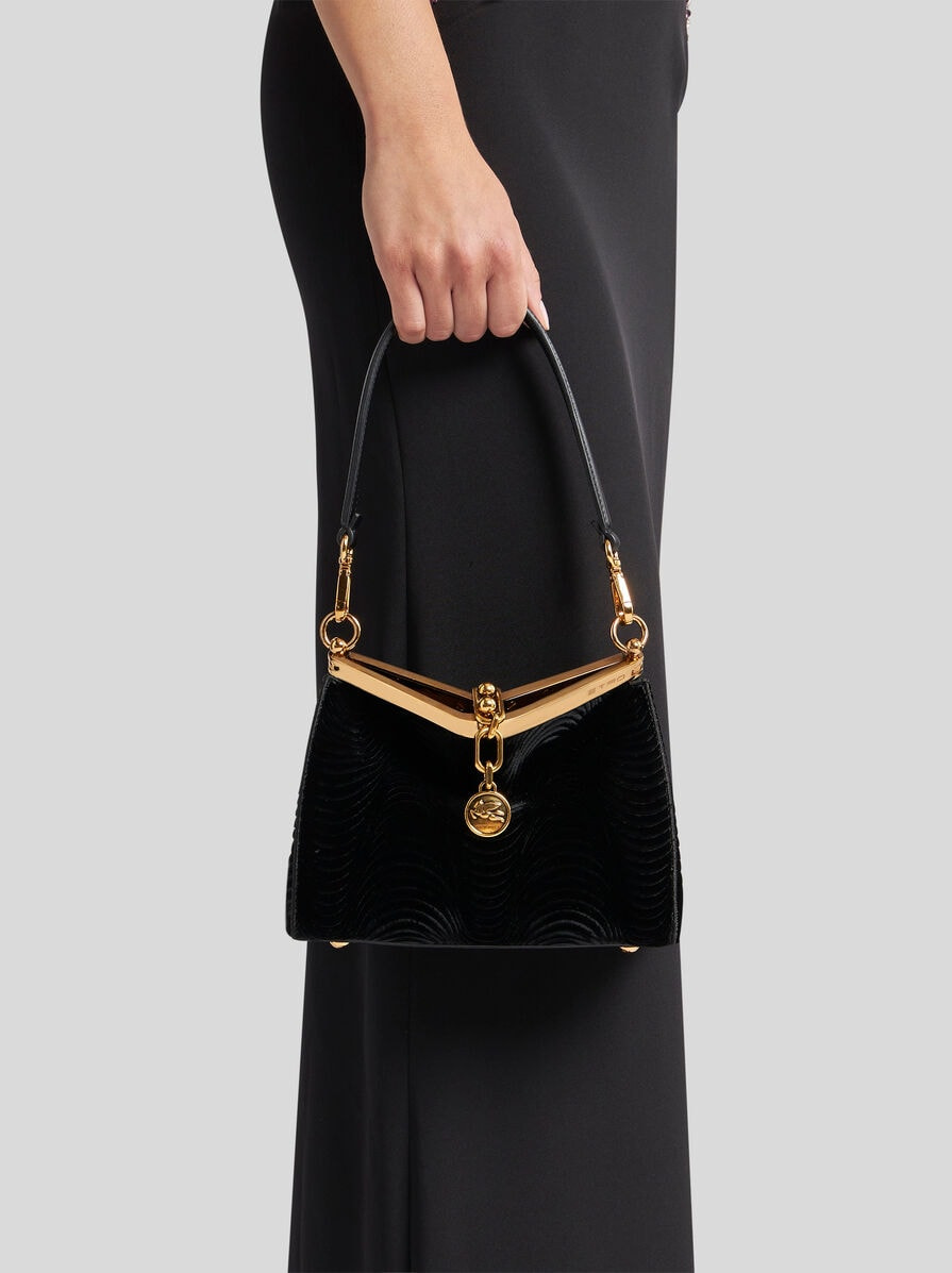 SMALL VELVET VELA BAG - 2