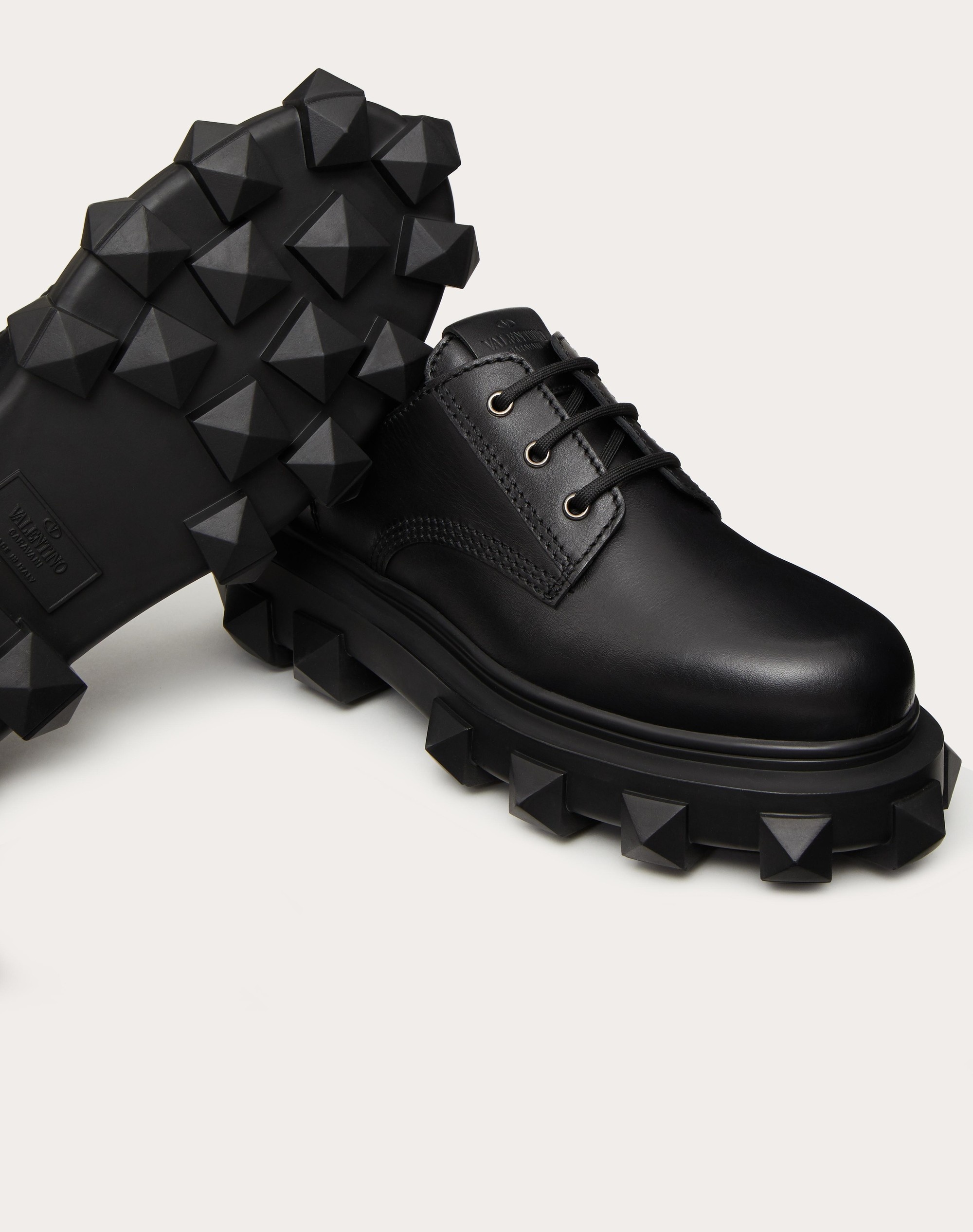 TRACKSTUD CALFSKIN DERBY - 5