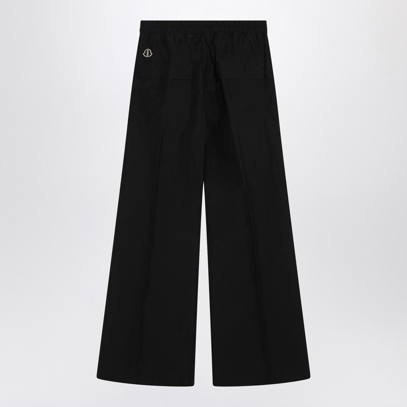 Moncler + Rick Owens - Moncler + Rick Owens Wide Bela trousers in black cotton poplin - 2