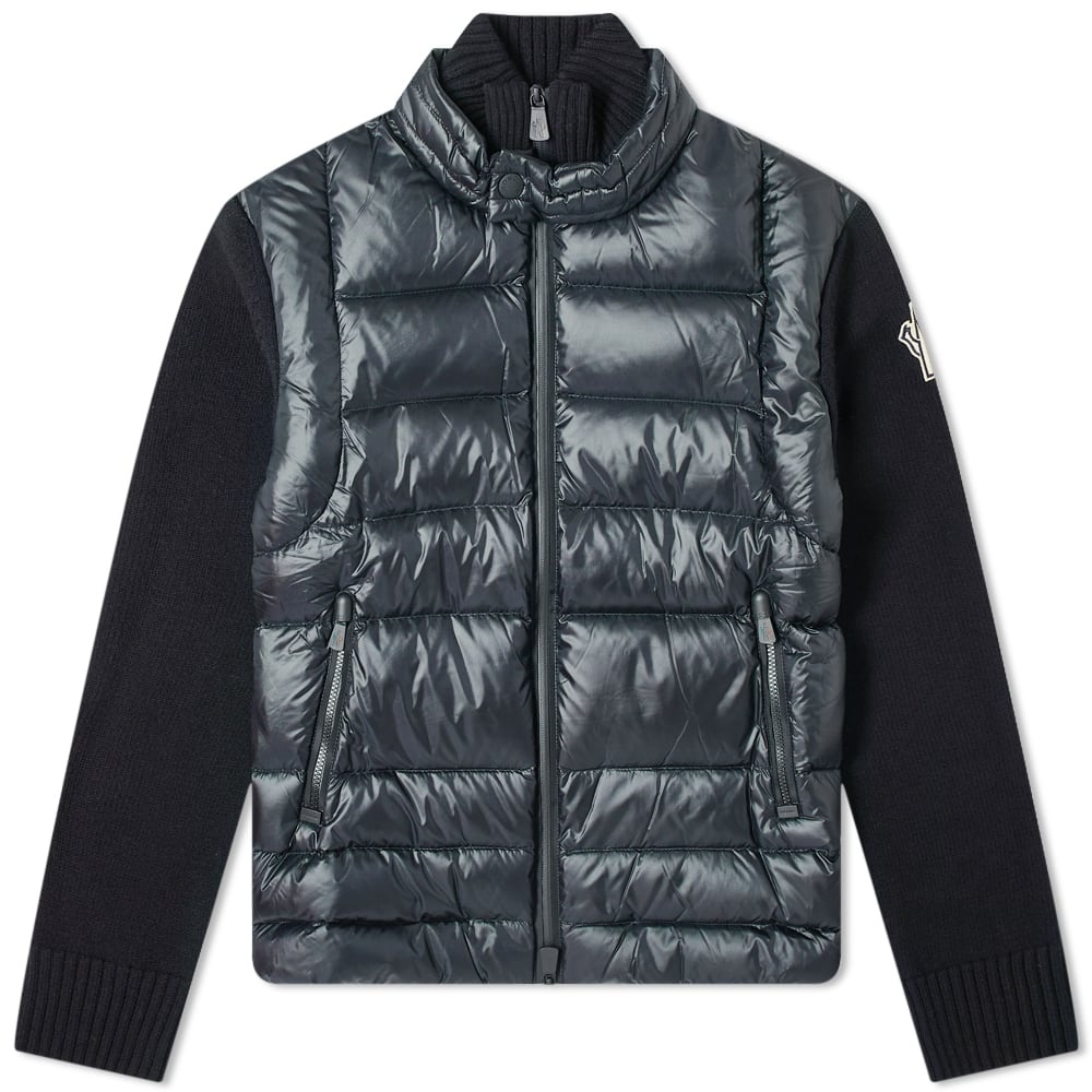 Moncler Grenoble Knitted Arm Down Jacket - 1