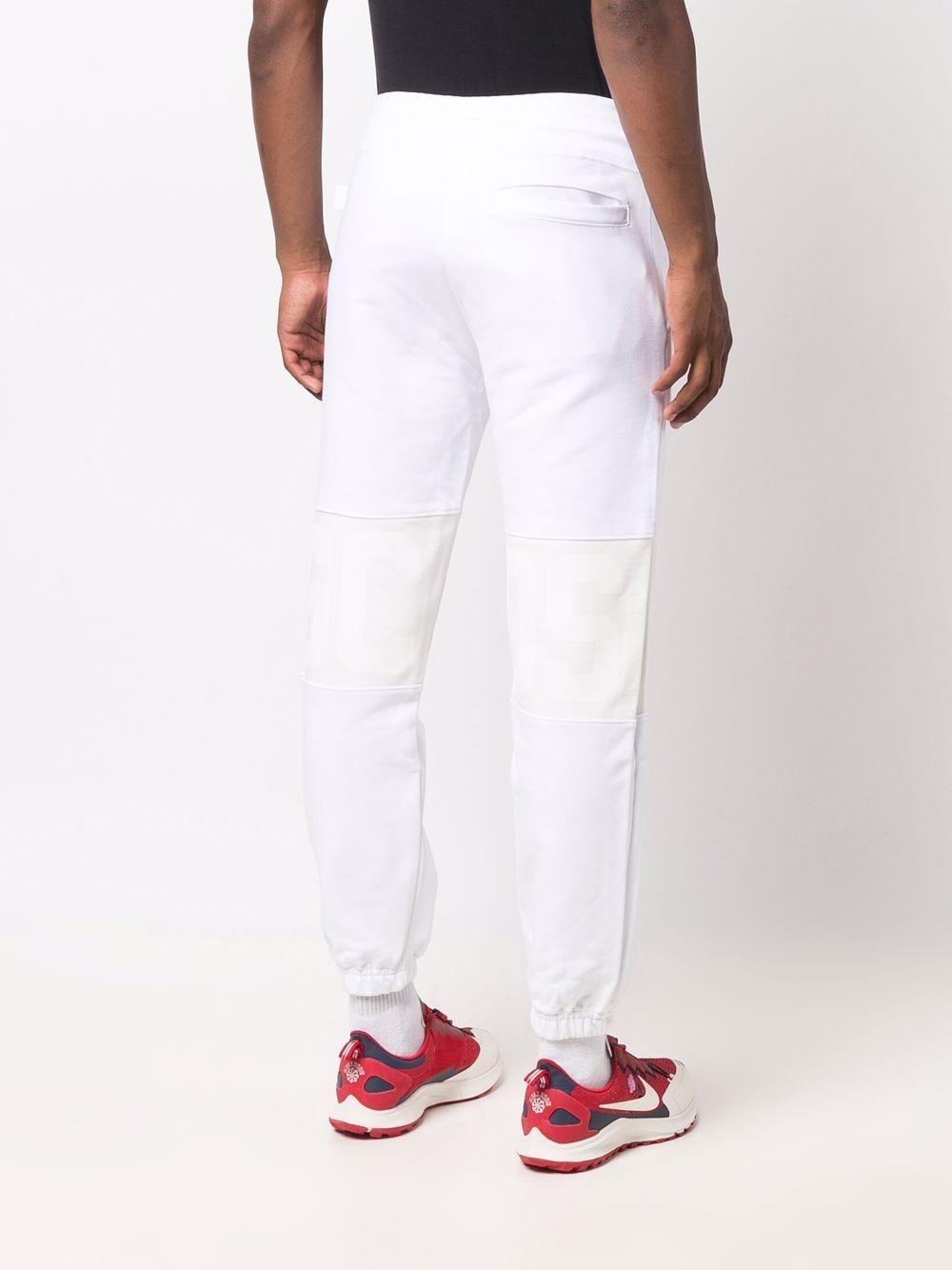 white panelled joggers - 4