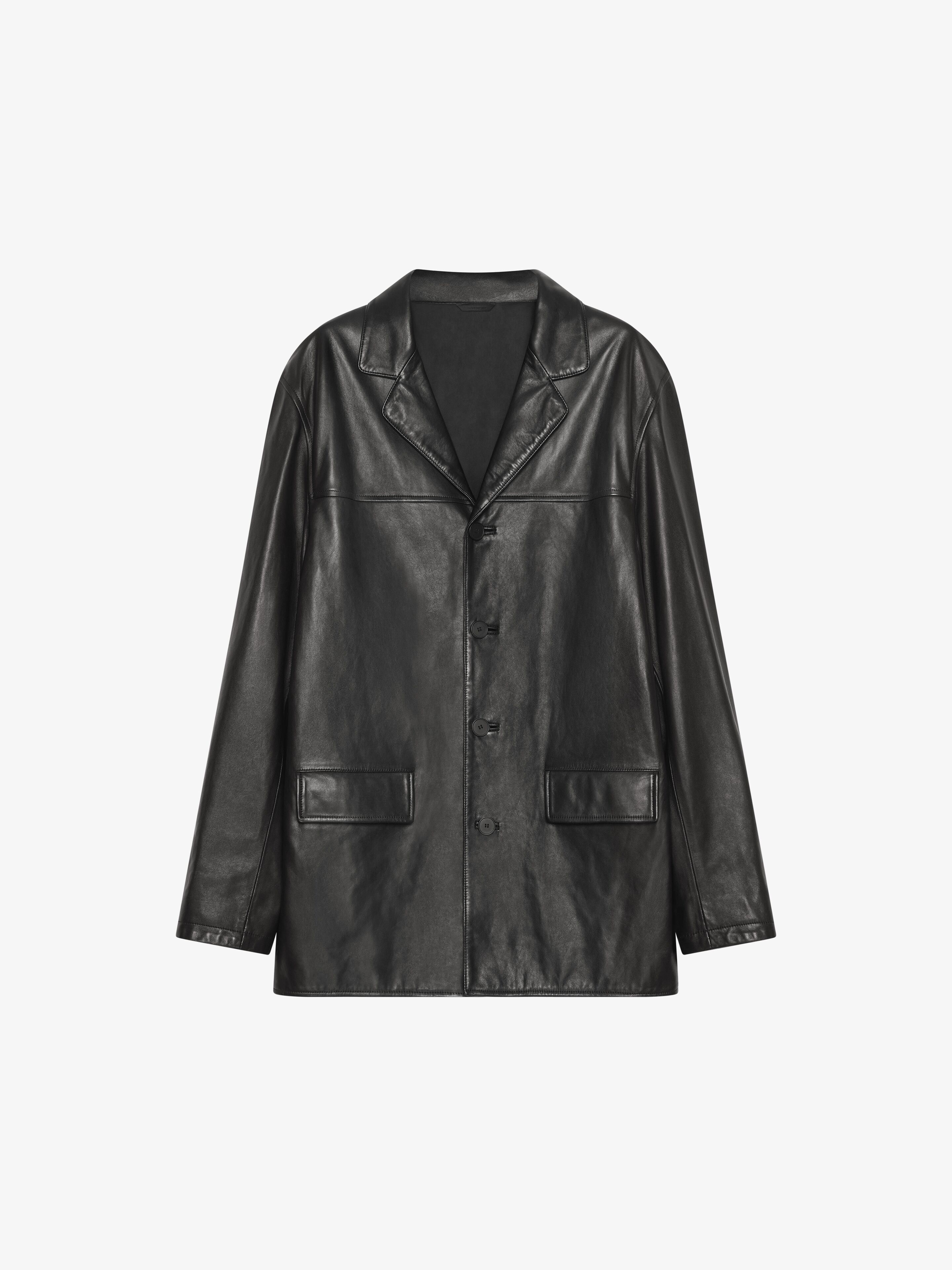 JACKET IN AGED LEATHER - 1