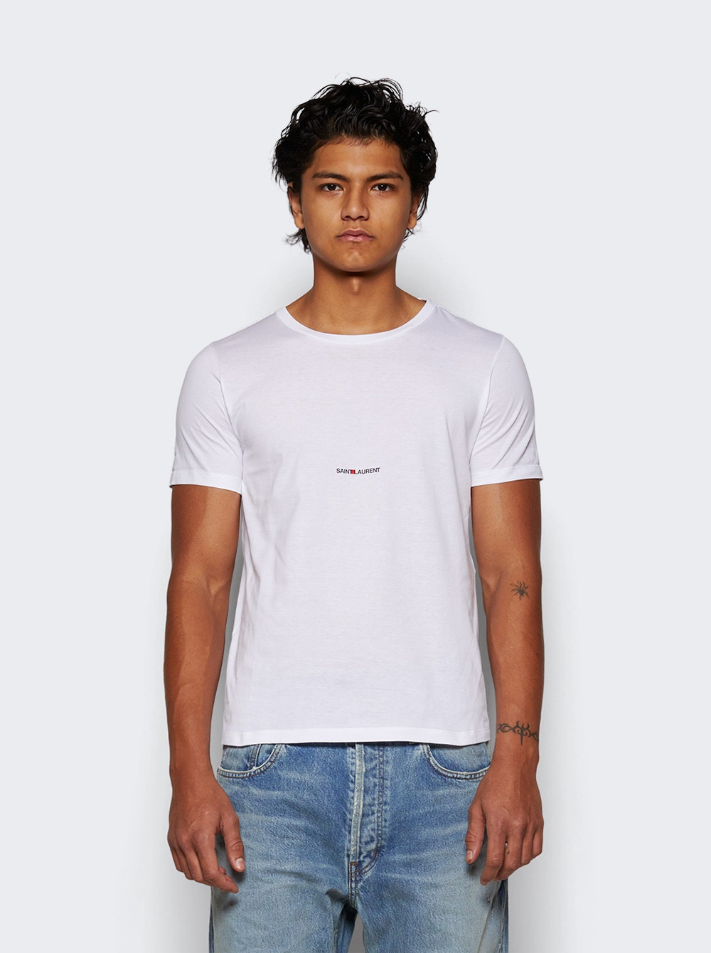 Logo Print Tee White - 3