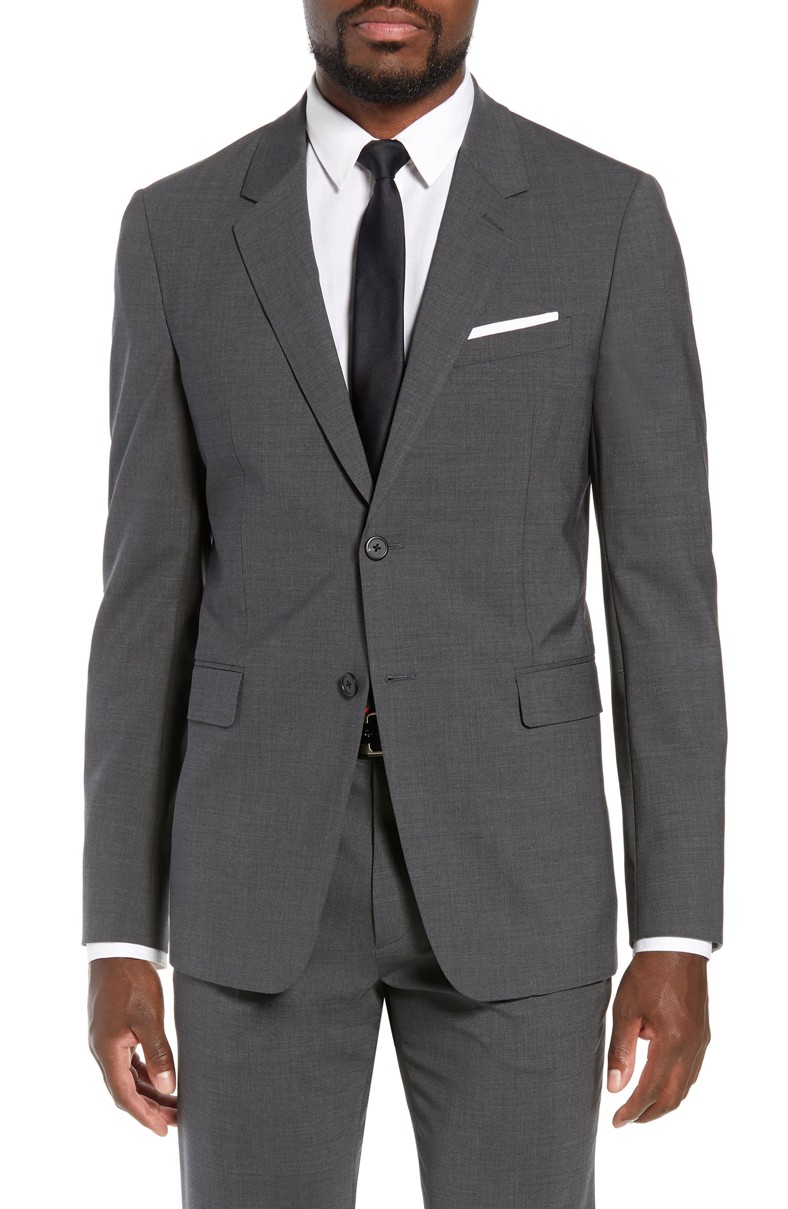 Theory New Tailor Chambers Suit Jacket in Medium Charcoal at Nordstrom - 1
