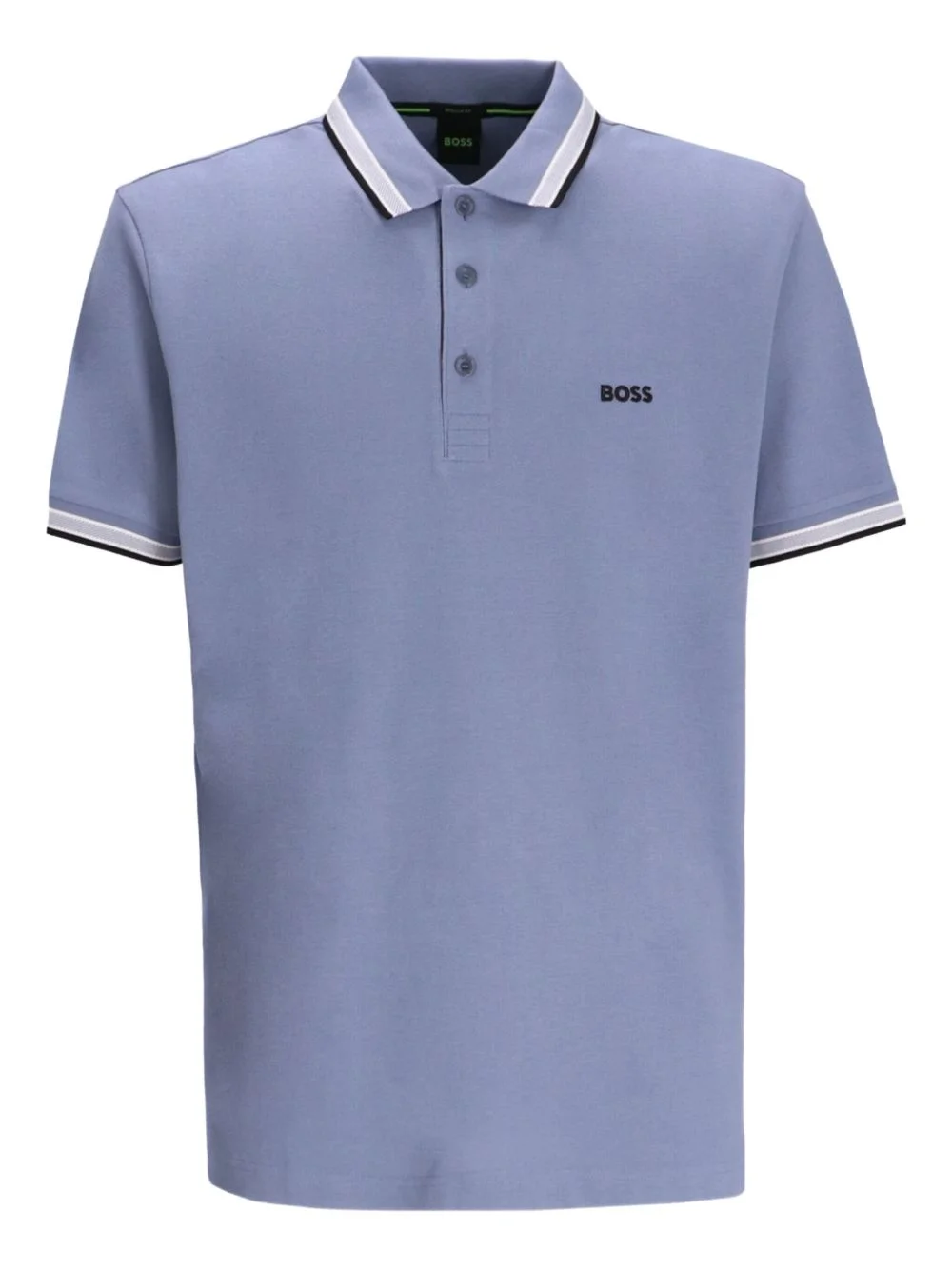 logo-embroidered polo shirt - 1