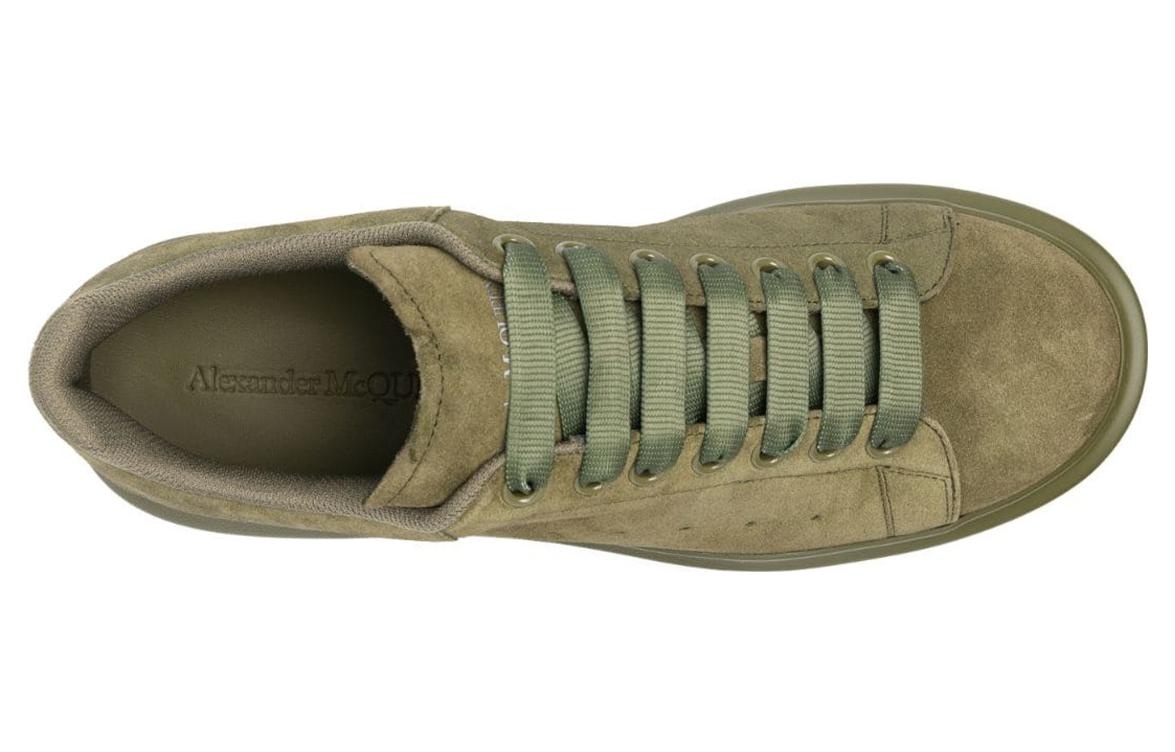 Alexander McQueen Oversized Sneaker 'Moss Green Suede' 688520WIA5L3329 - 4