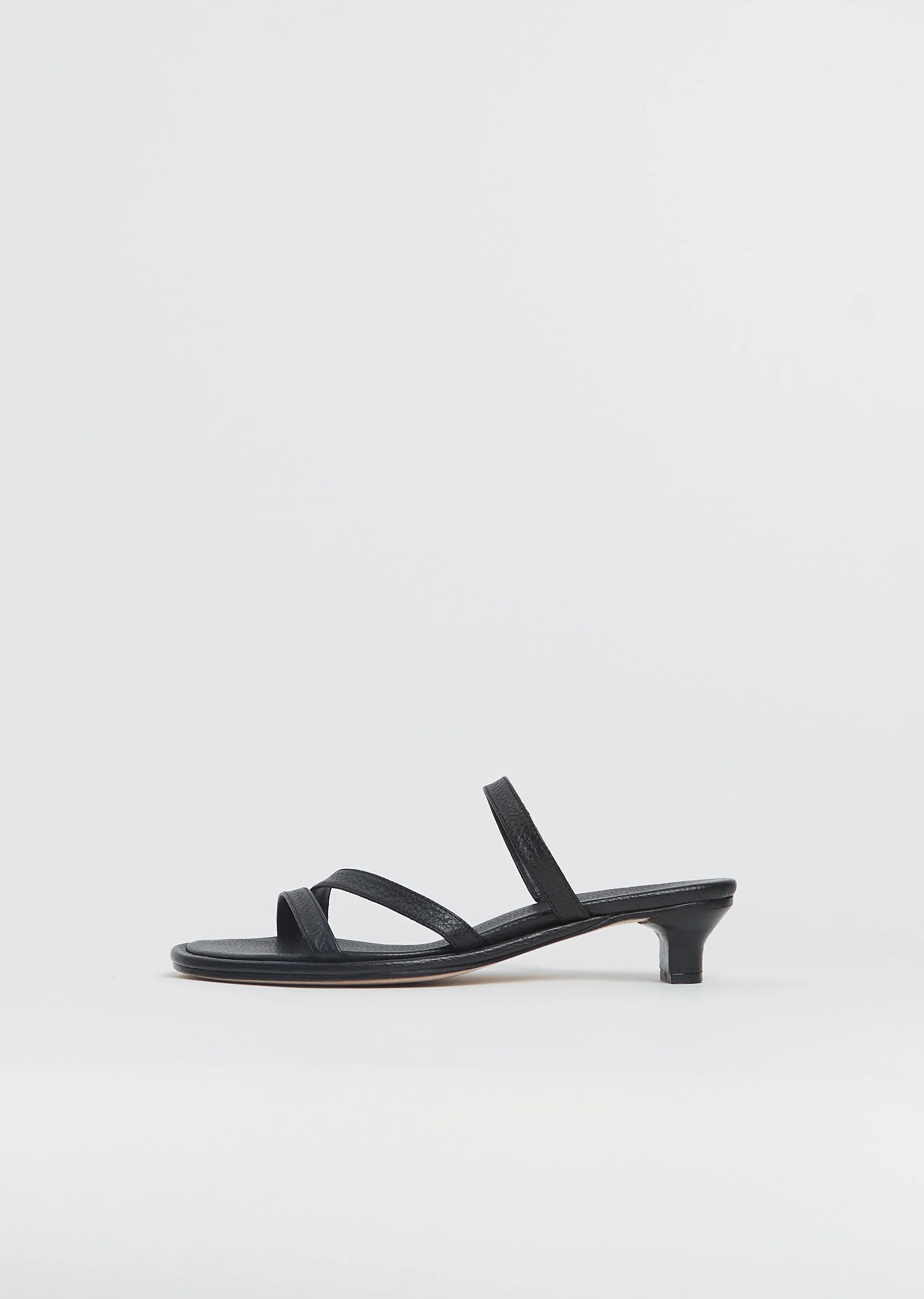 Line Leather Heel - 1