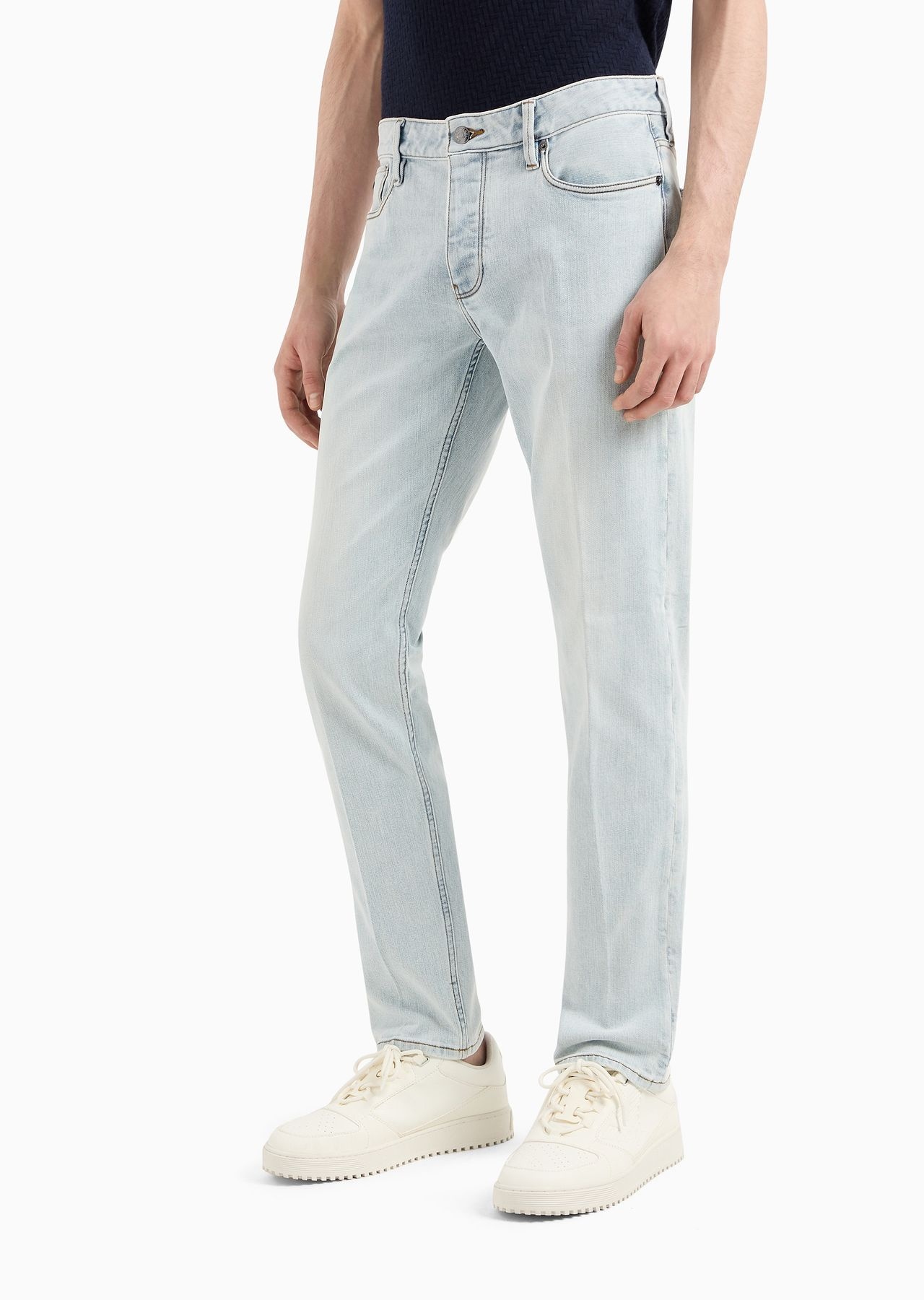 J75 Slim-fit faded denim jeans - 2