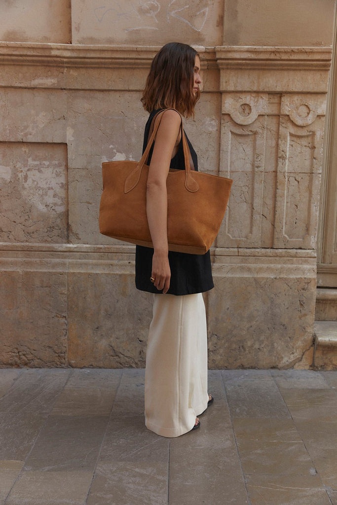 MEGA SPROUT TOTE RHUM SUEDE - 3
