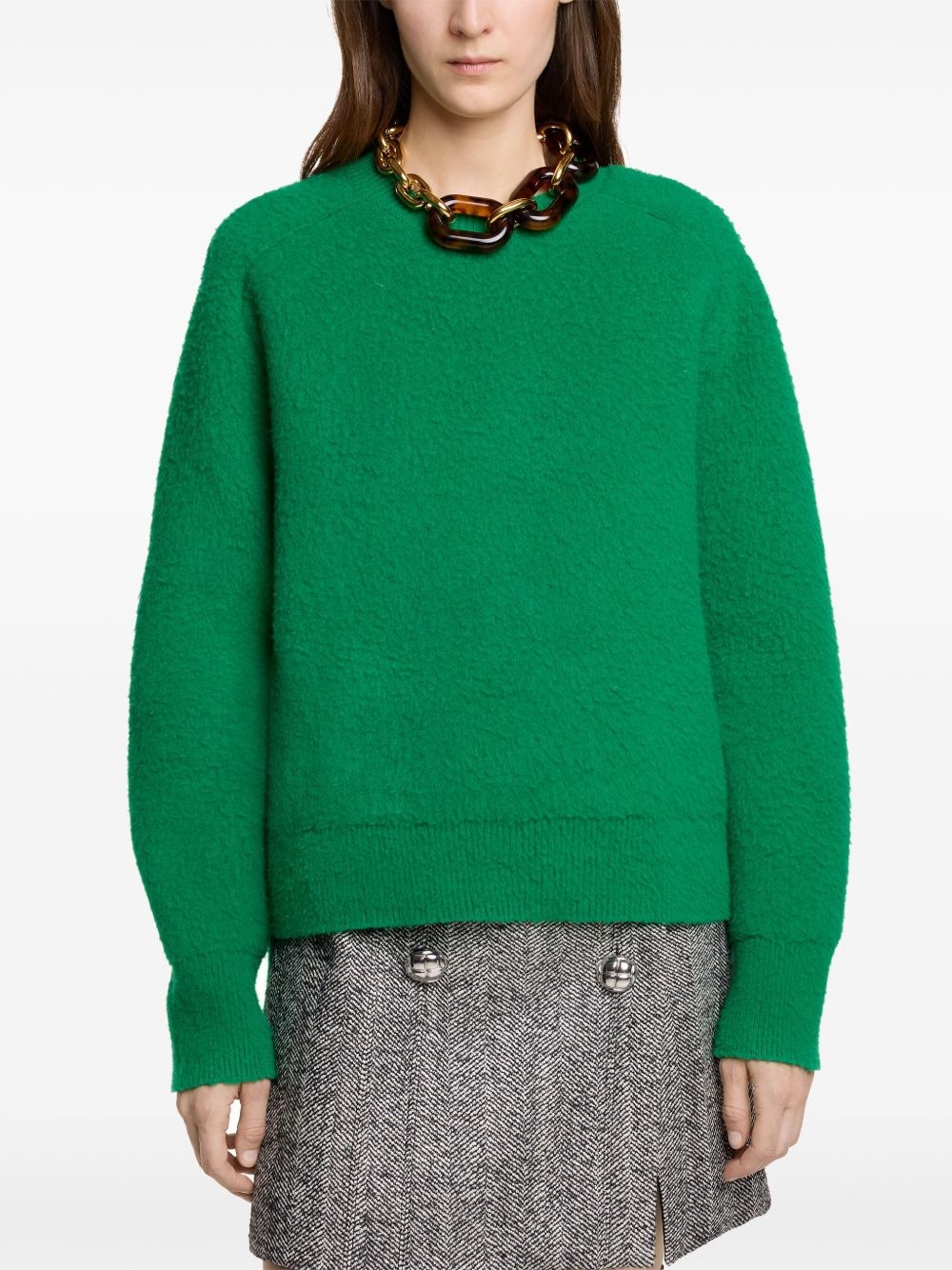 brushed wool sweater - 4