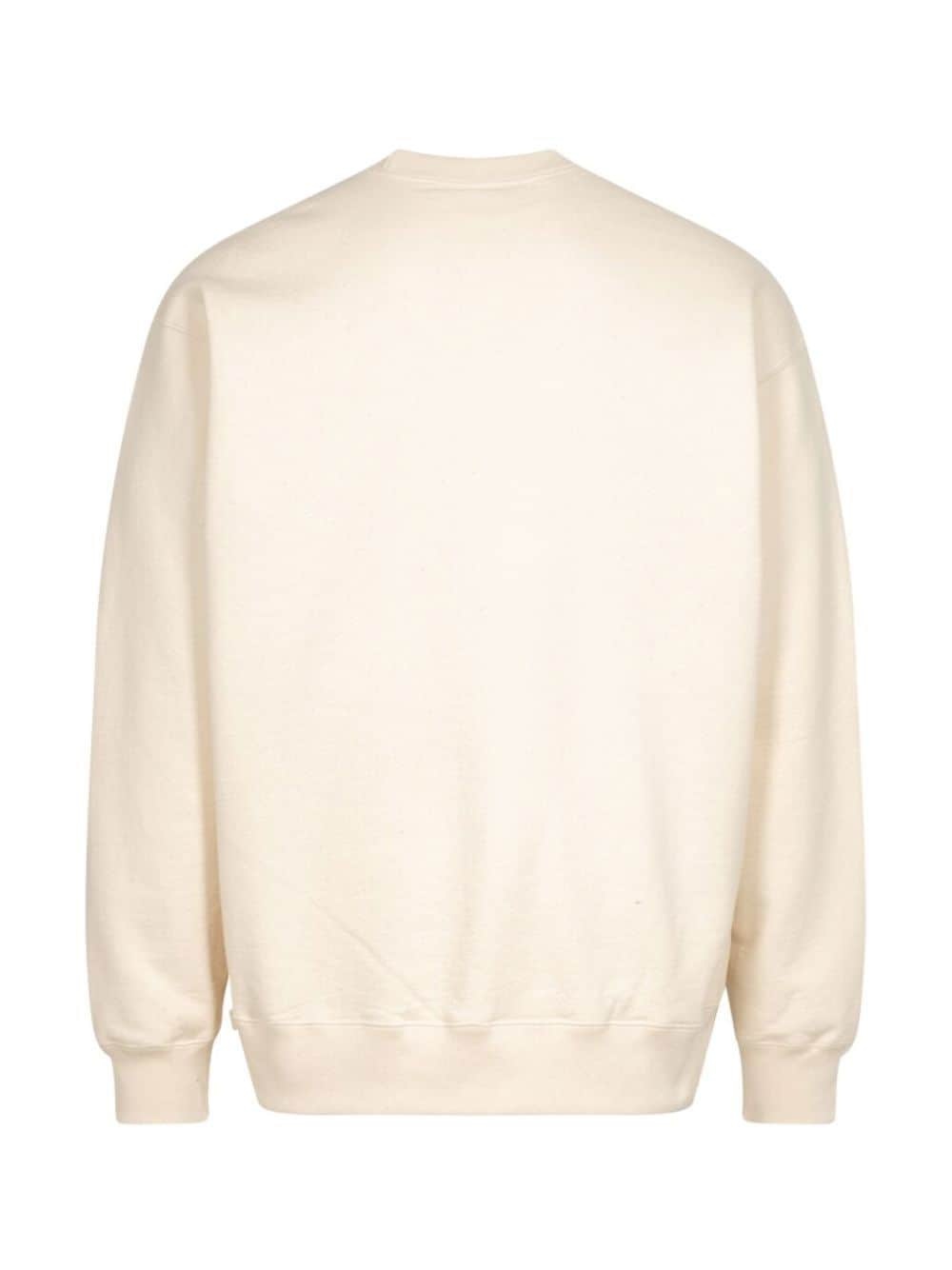 box-logo crewneck seatshirt - 2