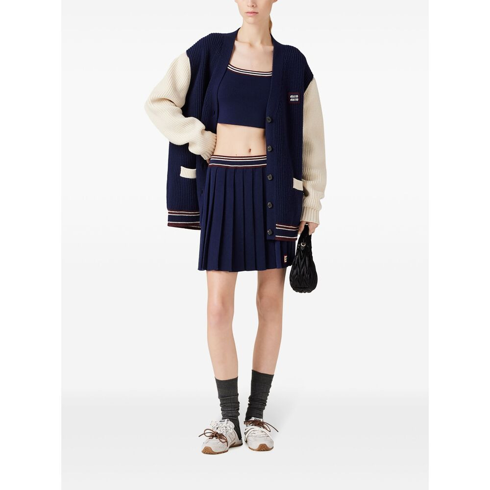 Miu Miu Blue Skirts - Pleated Skirts Women - 3