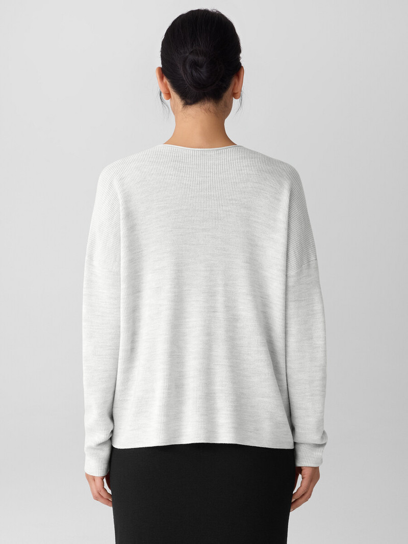 Merino Crew Neck Top in Regenerative Wool 4