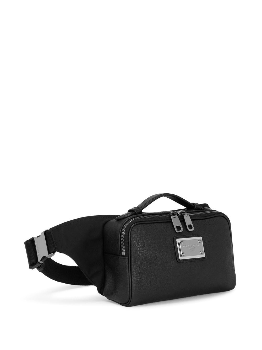 logo-plaque belt bag - 3