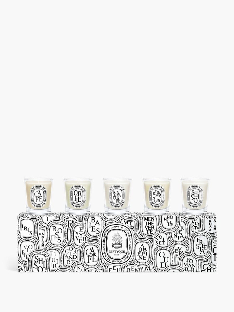 Set of 5 miniature candles - Pre-composed 1