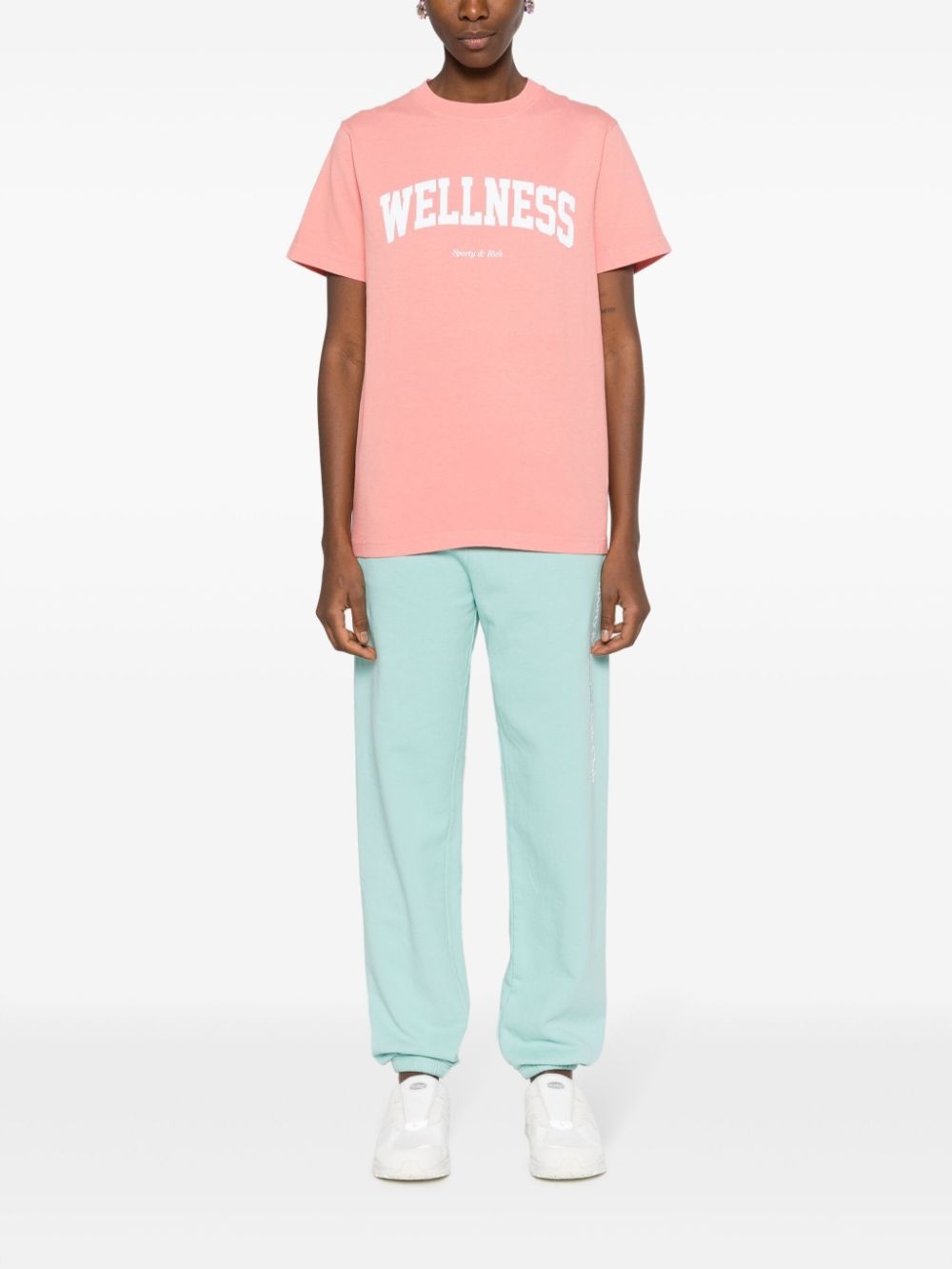 logo-print cotton track pants - 2