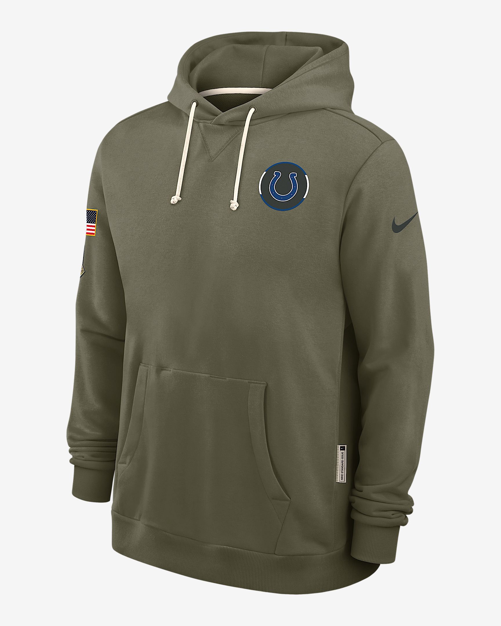 Indianapolis Colts Salute to Service Sideline Dominant Force Men's Nike Dri-FIT NFL Pullover Hoodie - 1